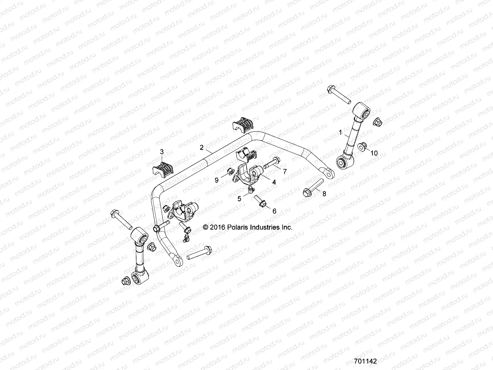 SUSPENSION | SUSPENSION, FRONT STABILIZER BAR - Z17VBE87N2 (701142)