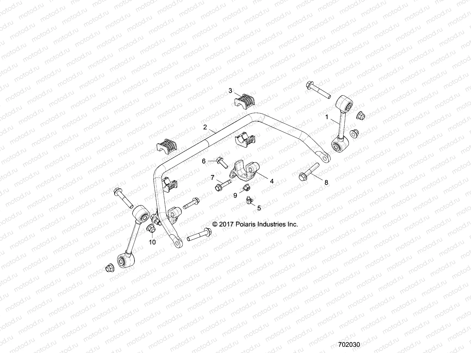 SUSPENSION | SUSPENSION, FRONT STABILIZER BAR- Z18VFM99AL (702030)