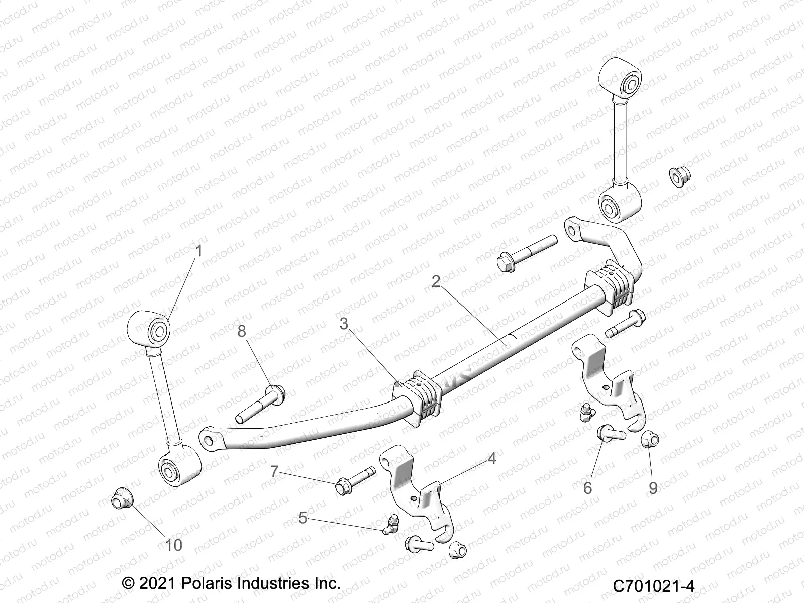 SUSPENSION | SUSPENSION, FRONT STABILIZER BAR - Z22ASA87A2(C701021-2)