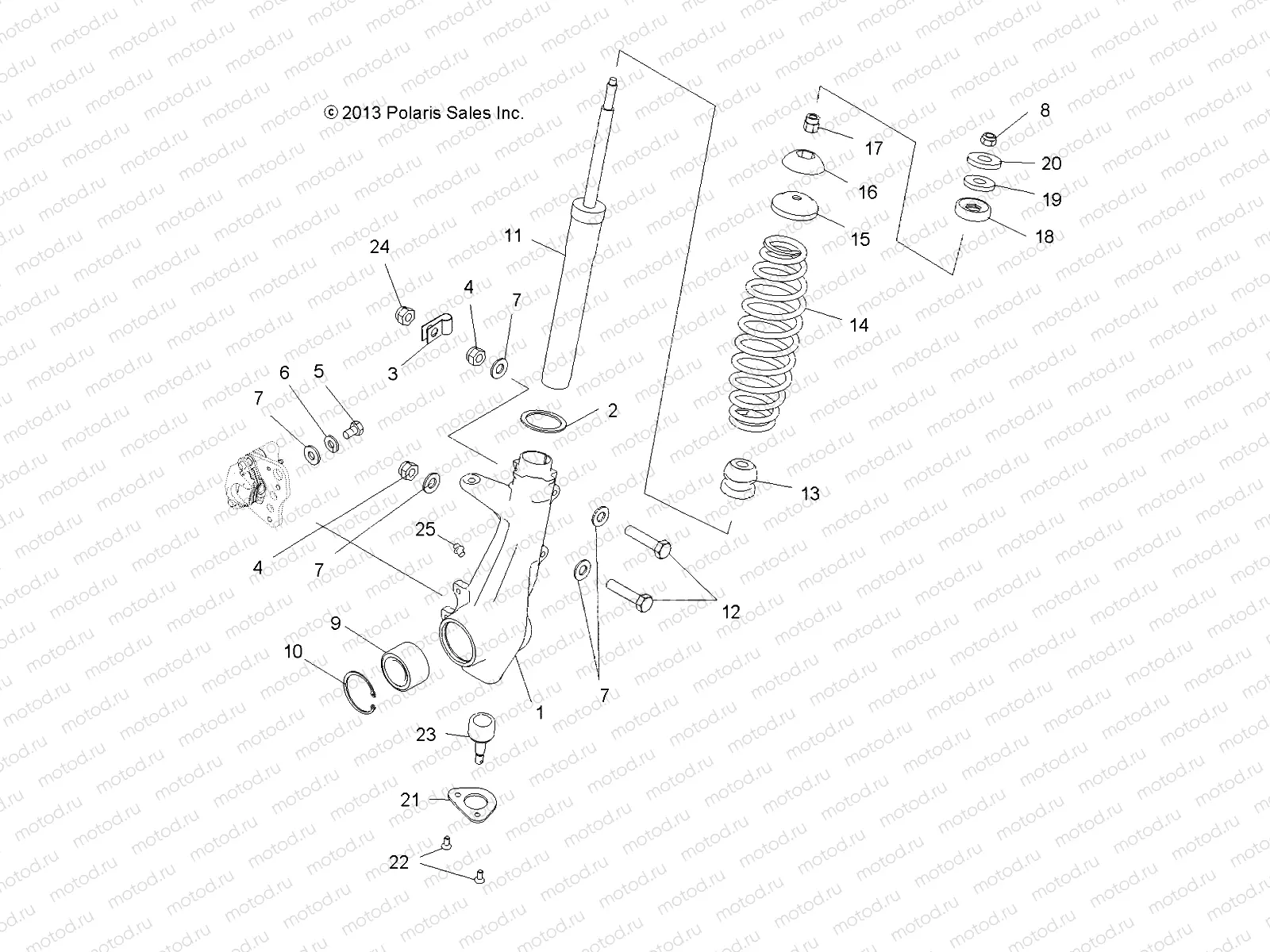 SUSPENSION | SUSPENSION, FRONT STRUT - A20SWE57F1/S57C1/C2