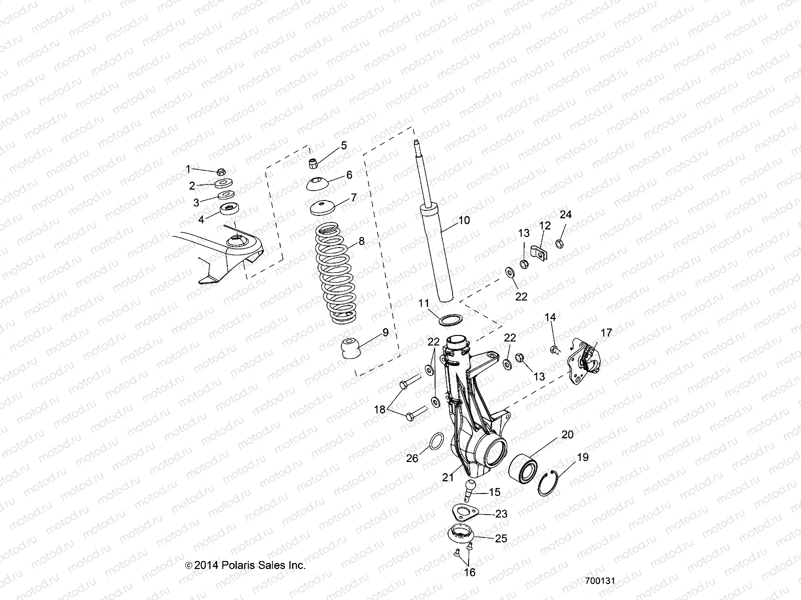 SUSPENSION | SUSPENSION, FRONT STRUT - R15RMA32FA (700131)