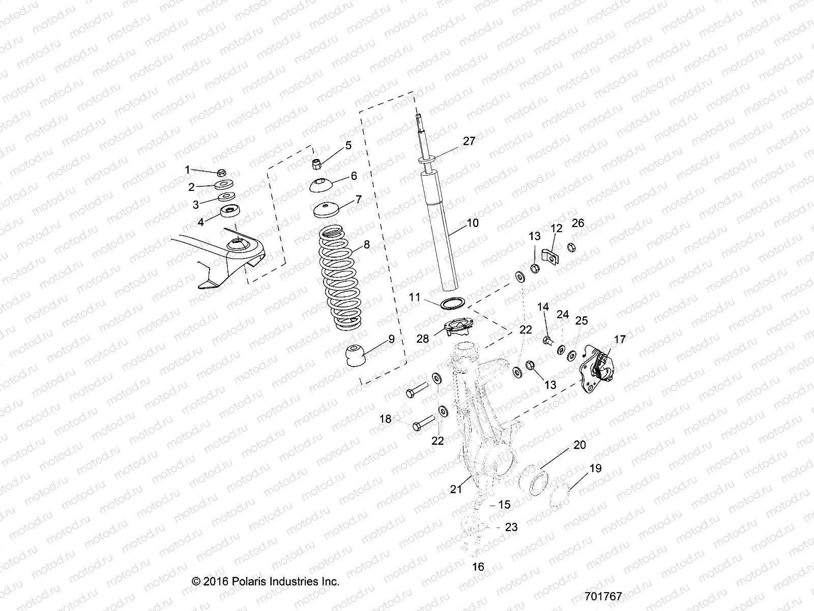 SUSPENSION | SUSPENSION, FRONT STRUT - R17RMAL4G9 (701767)