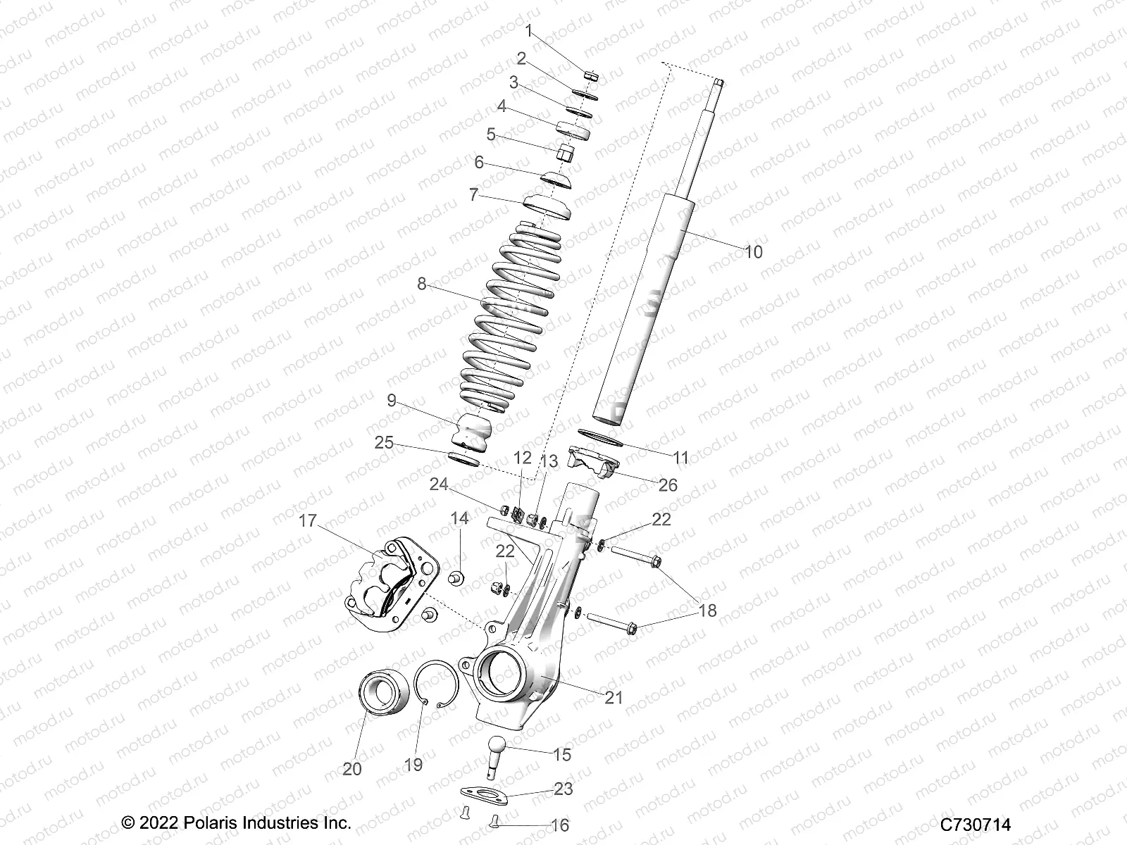 SUSPENSION | SUSPENSION, FRONT STRUT - R23CDA57A1 (C730714)