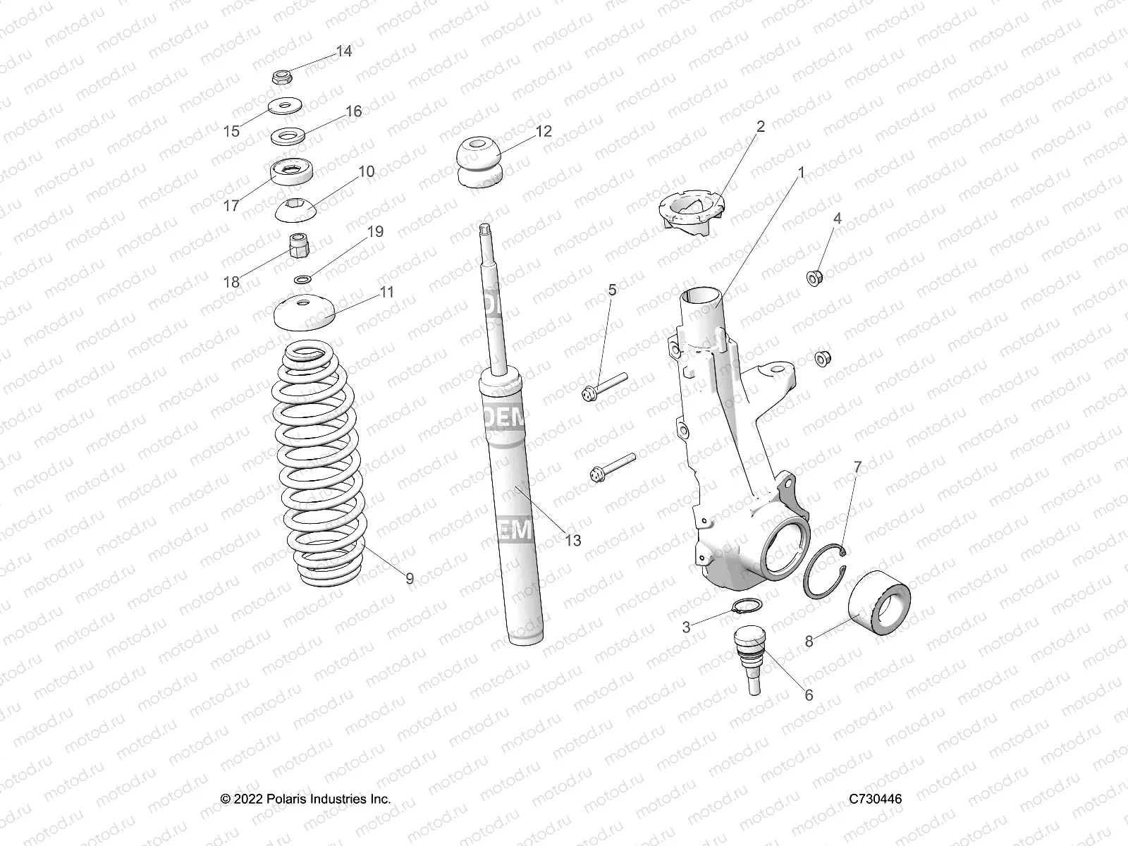 SUSPENSION | SUSPENSION, FRONT STRUT - R23MAA57B1/EB4/B9 (C730446)