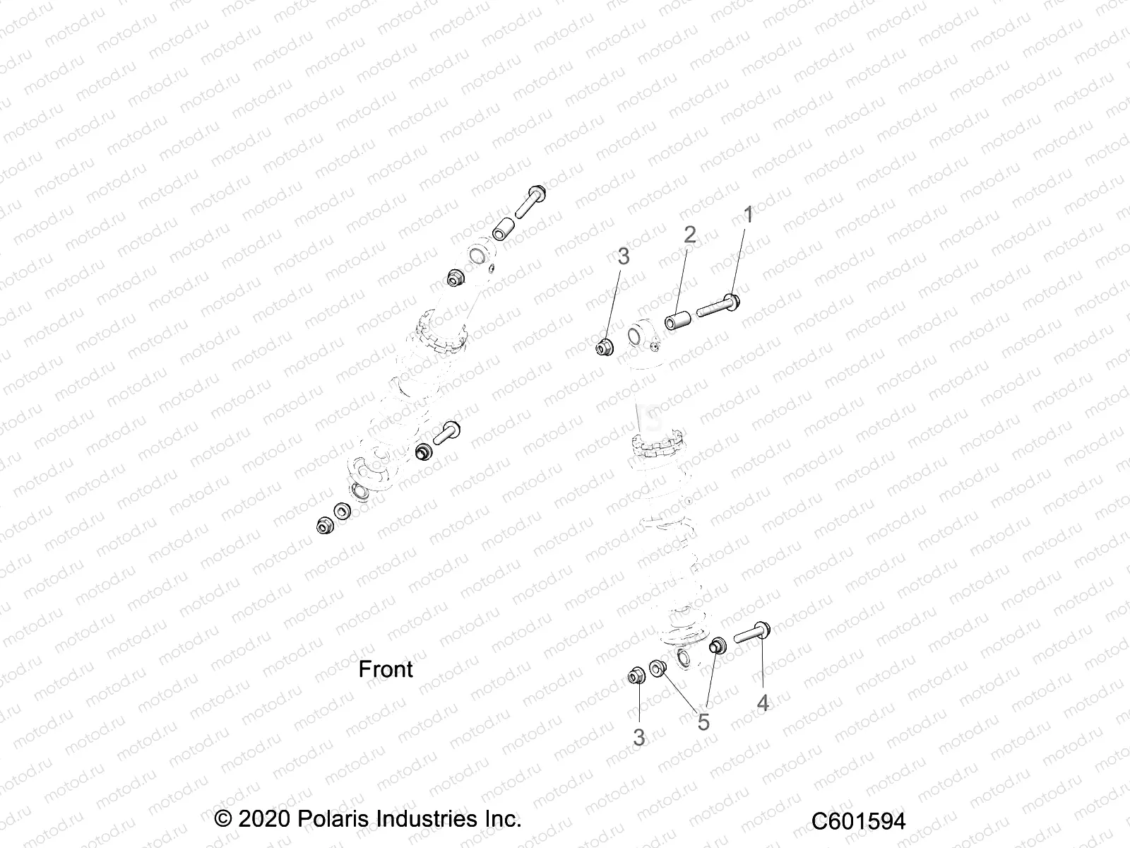 SUSPENSION | SUSPENSION, IFS SHOCK MOUNTING - S22EEG6PSL (C601594)