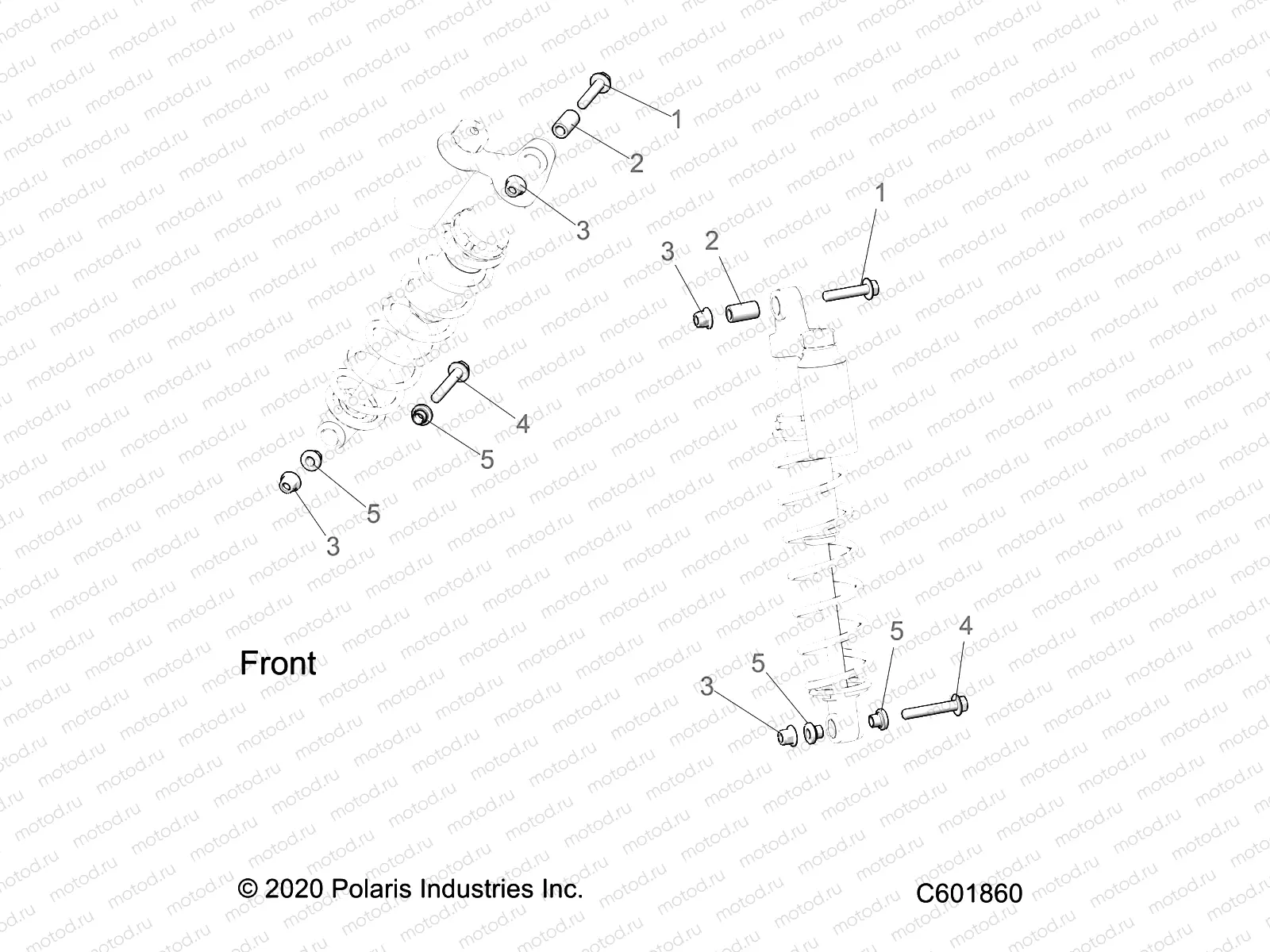 SUSPENSION | SUSPENSION, IFS SHOCKS MNTG. - S22FJE8PS/PE/FJP8PS/PE ALL OPTIONS (C601860