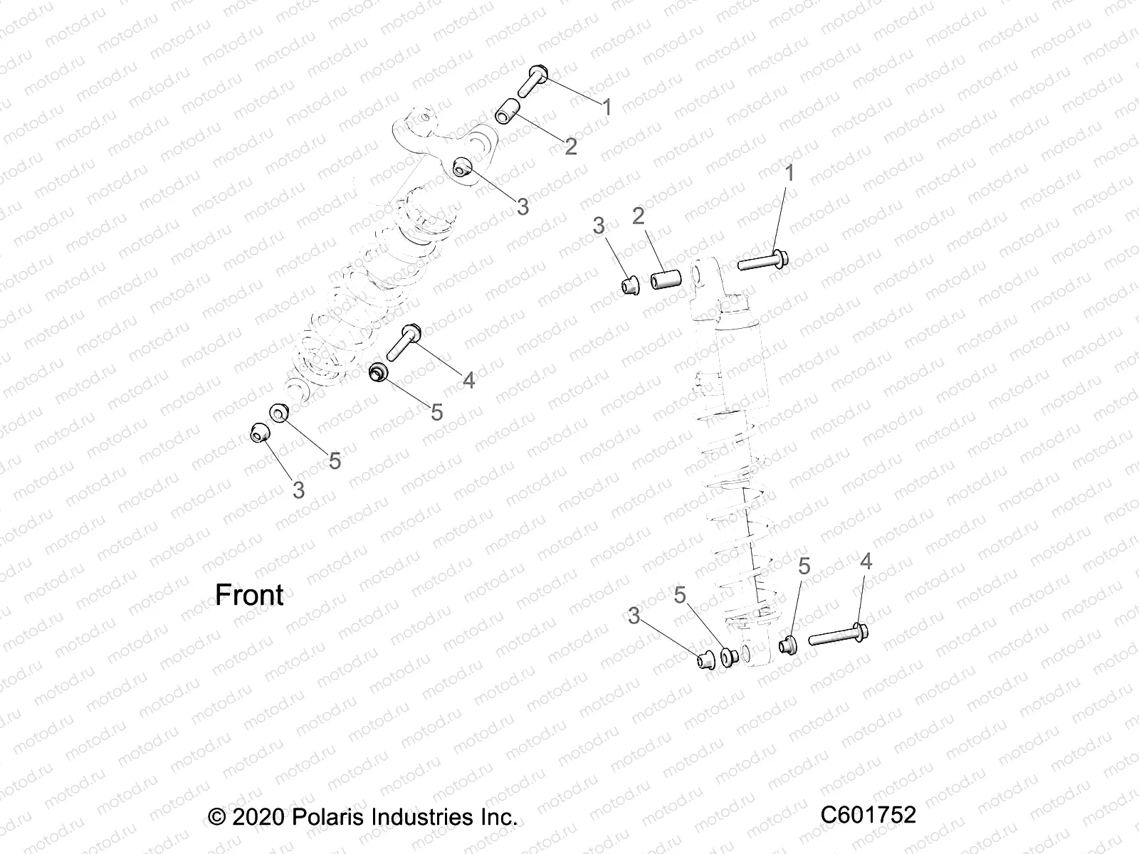 SUSPENSION | SUSPENSION, IFS SHOCKS MNTG. - S23FJE9FS/9FE ALL OPTIONS (C601752)