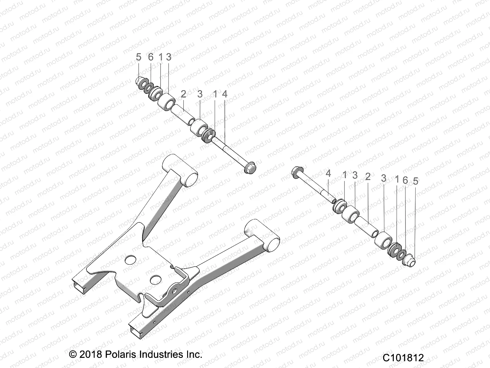 SUSPENSION | SUSPENSION, REAR A-ARM MOUNTING and BUSHINGS - A19SDE57F1/SDA57F1 (C101812]