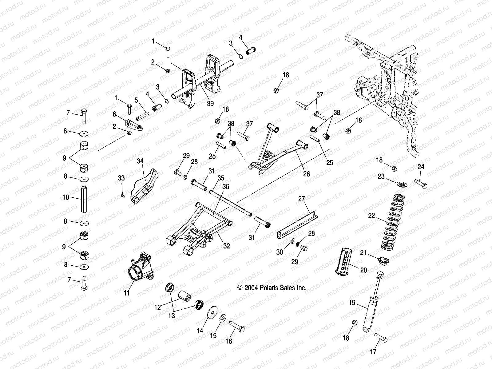 SUSPENSION | SUSPENSION, REAR - A05MH68AP (4999609960C13)