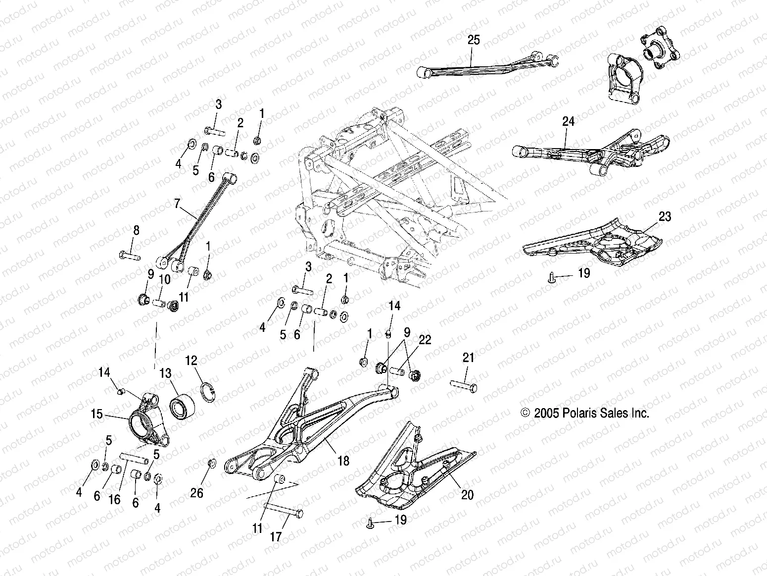 SUSPENSION | SUSPENSION, REAR - A06GP50AA (4999201899920189B08)