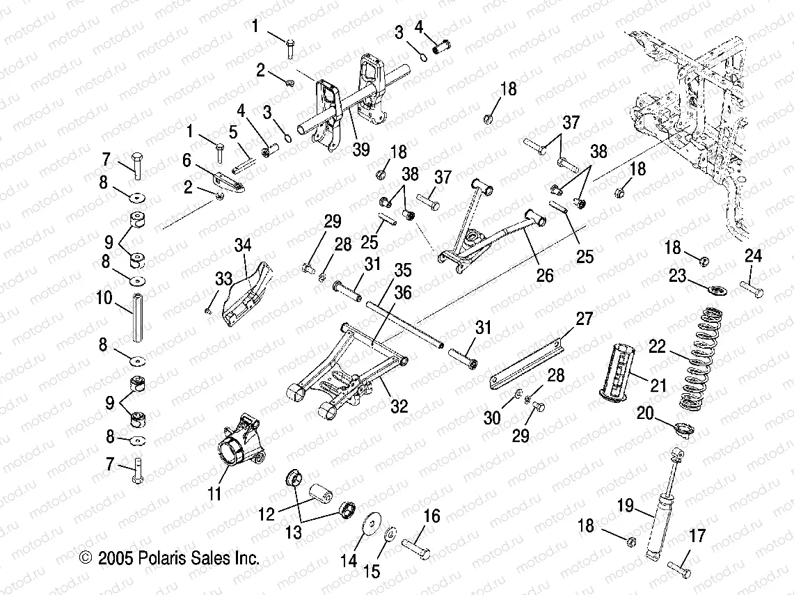 SUSPENSION | SUSPENSION, REAR - A06MH76AL/AQ/AT/AX/AY/AZ (4999200299920029C11)