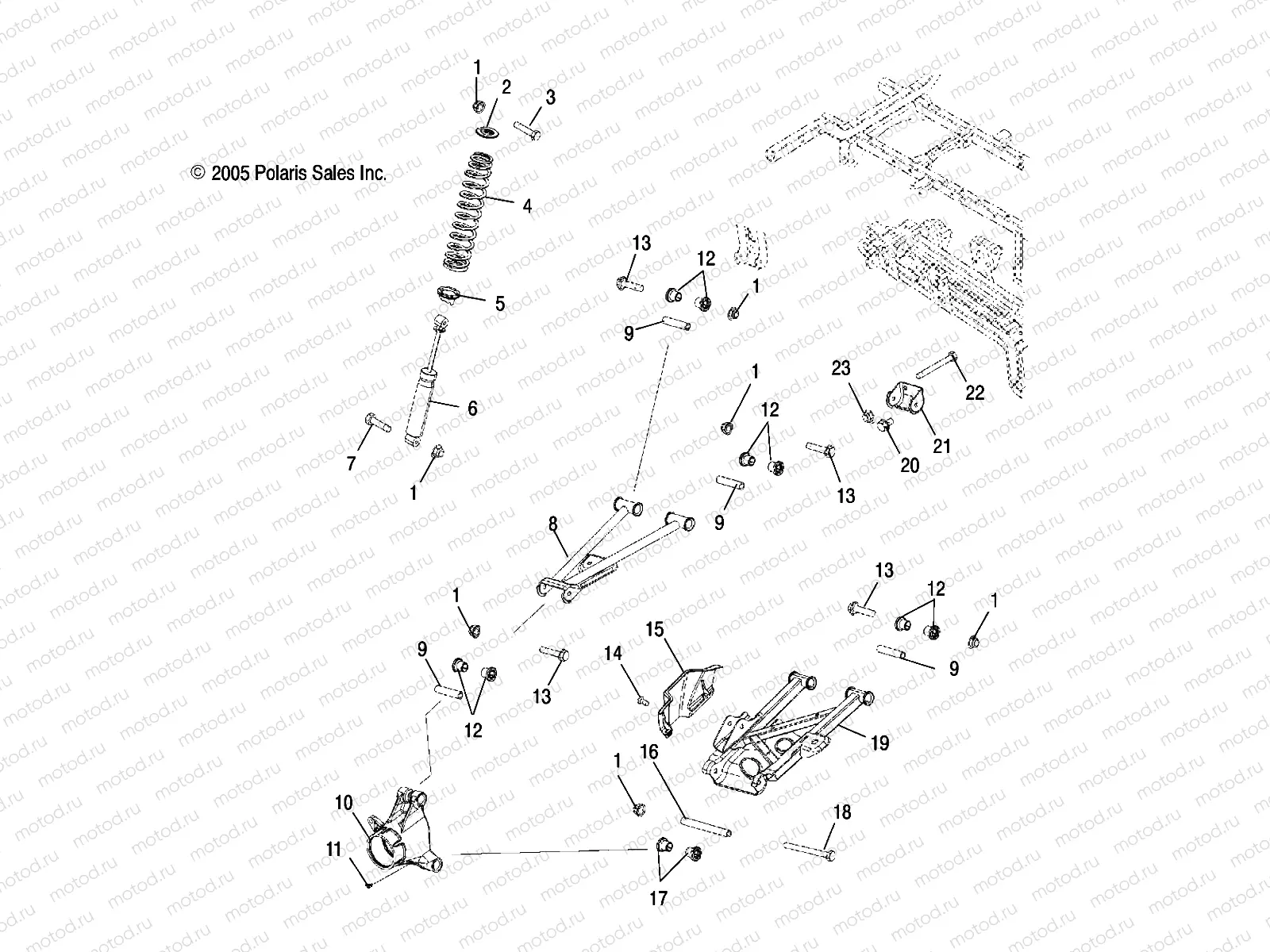 SUSPENSION | SUSPENSION, REAR - A06MN50AU/AW (4999204069920406D01)