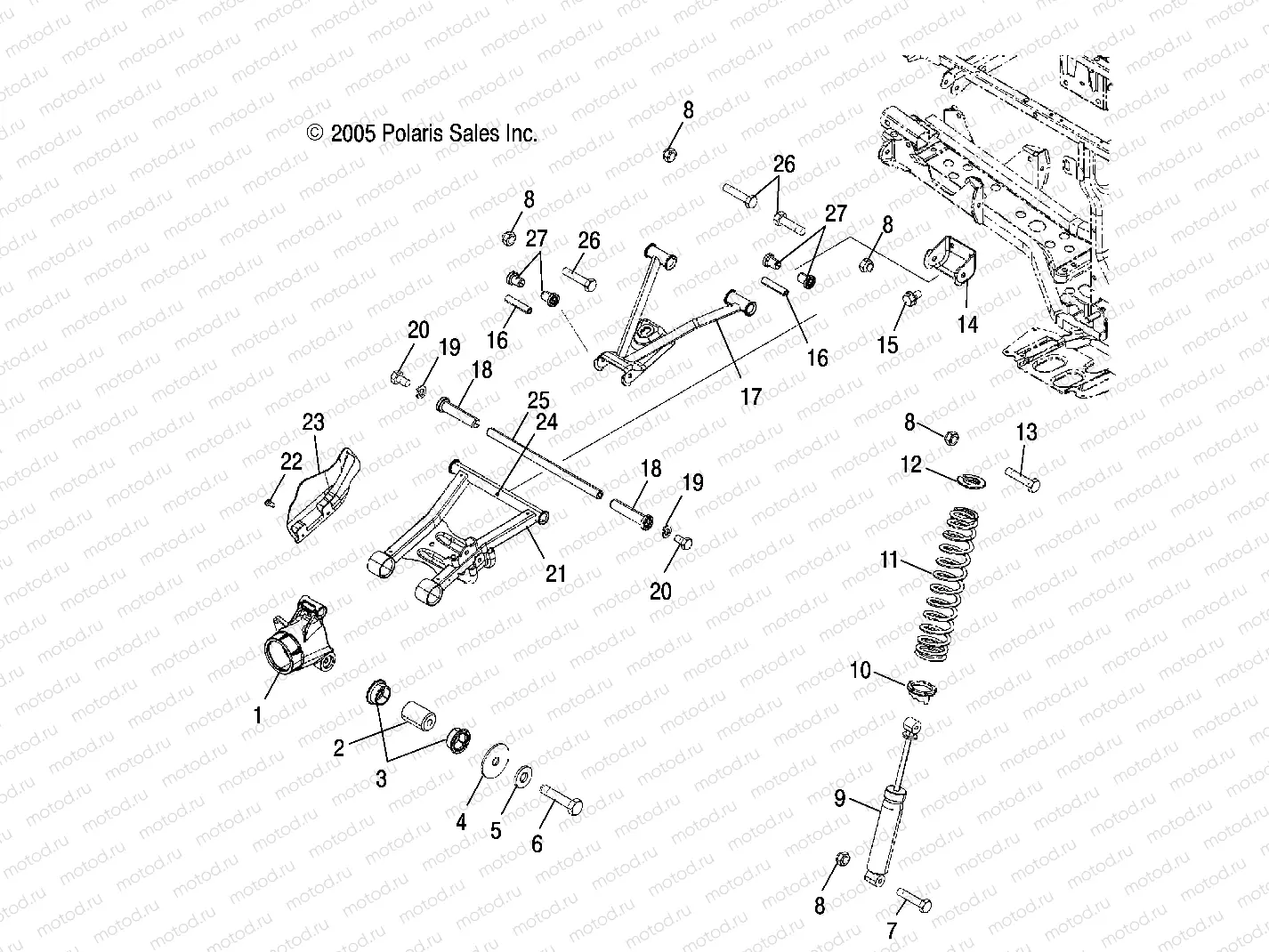 SUSPENSION | SUSPENSION, REAR - A07MH50FC (4999200139920013C09)