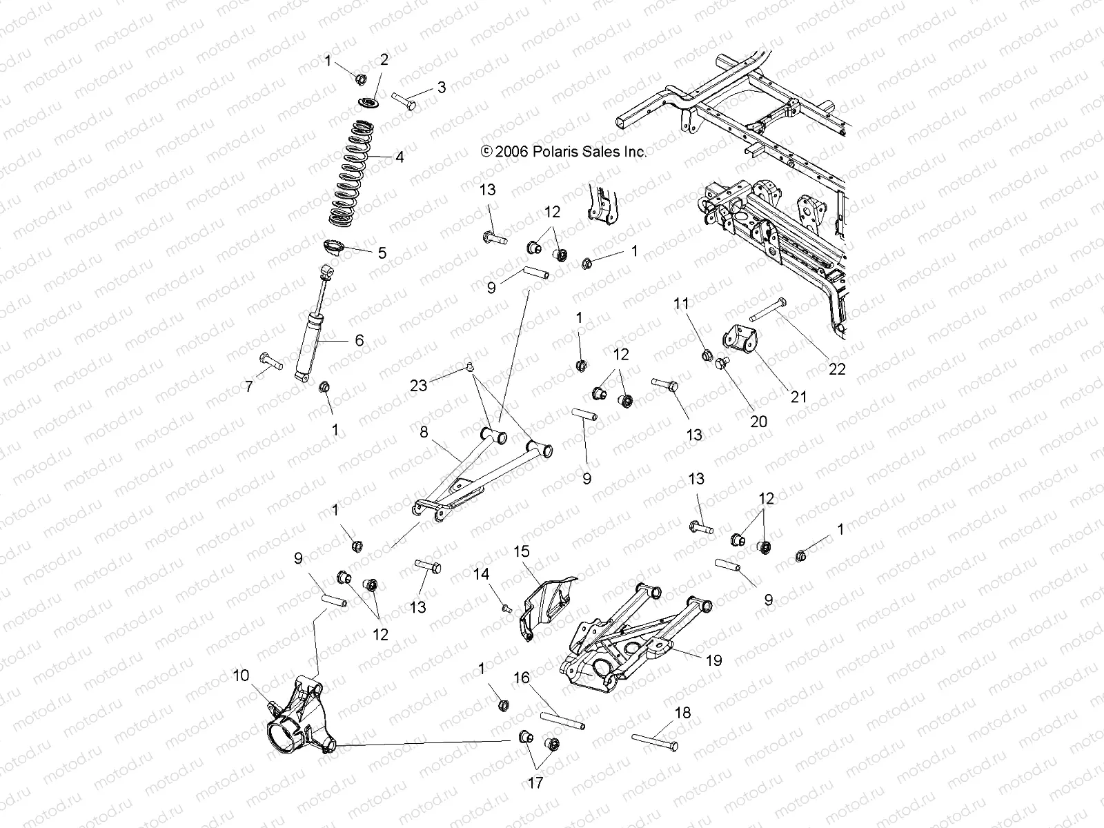SUSPENSION | SUSPENSION, REAR - A07TH50EA (49ATVSUSPRRX2QUAD)