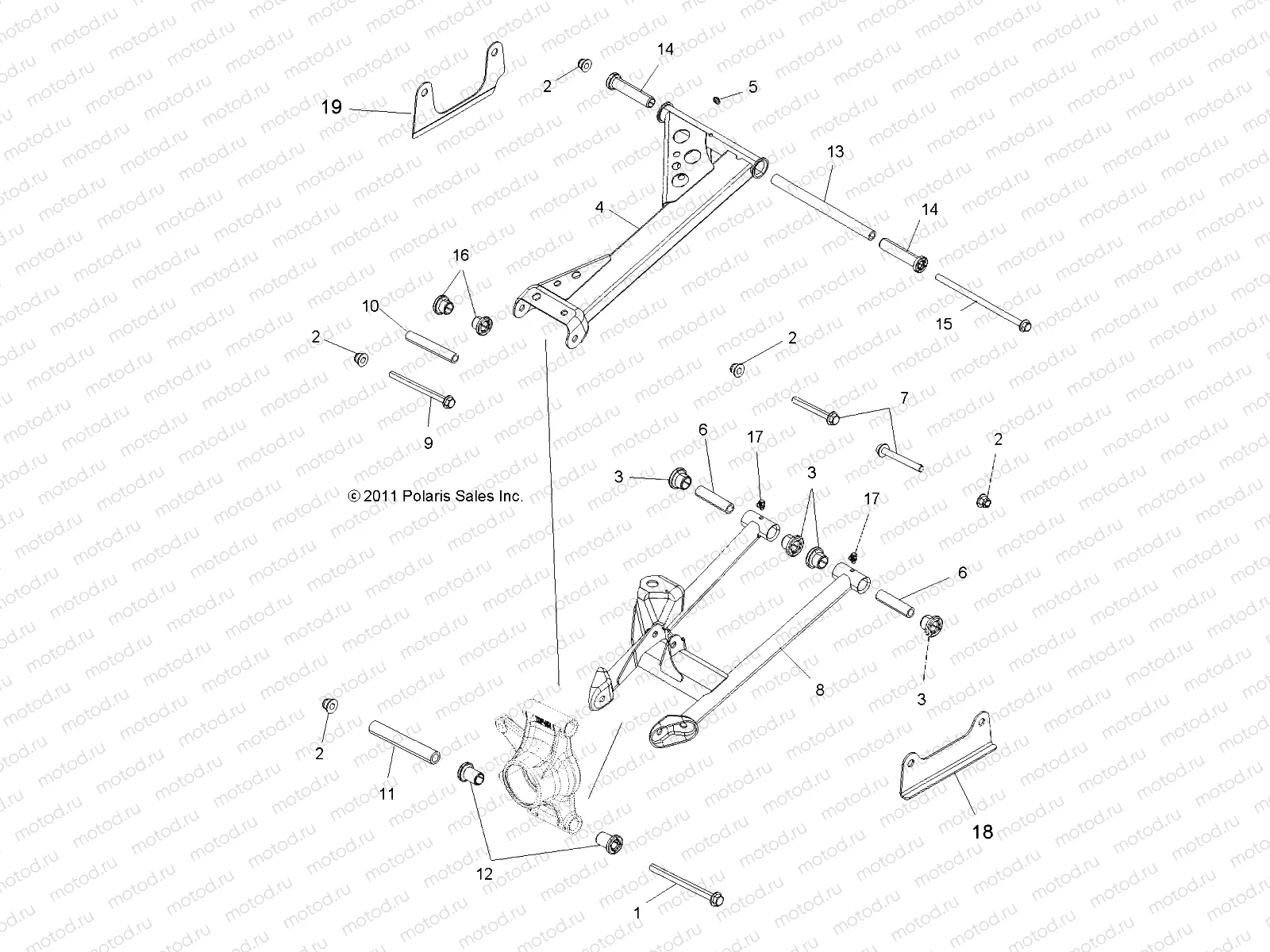 SUSPENSION | SUSPENSION, REAR - A14YN8EAJ/EAT (49MVSUSPRR12SP850)