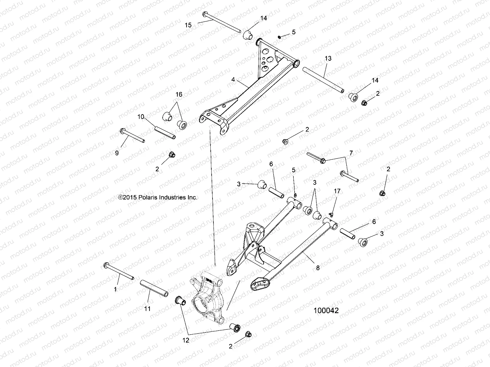 SUSPENSION | SUSPENSION, REAR - A15SVE95HW (100042)