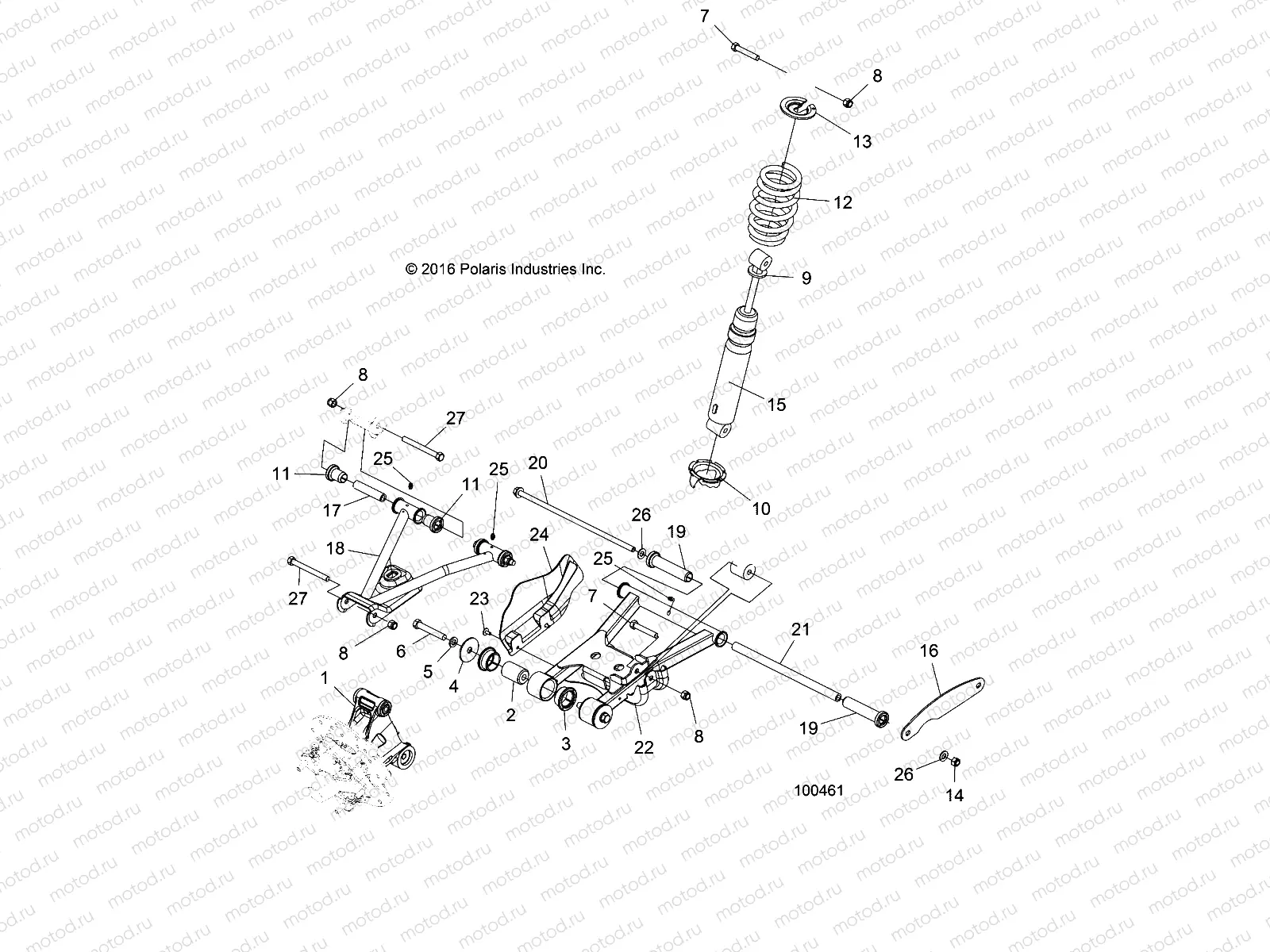 SUSPENSION | SUSPENSION, REAR - A18S6E57B1