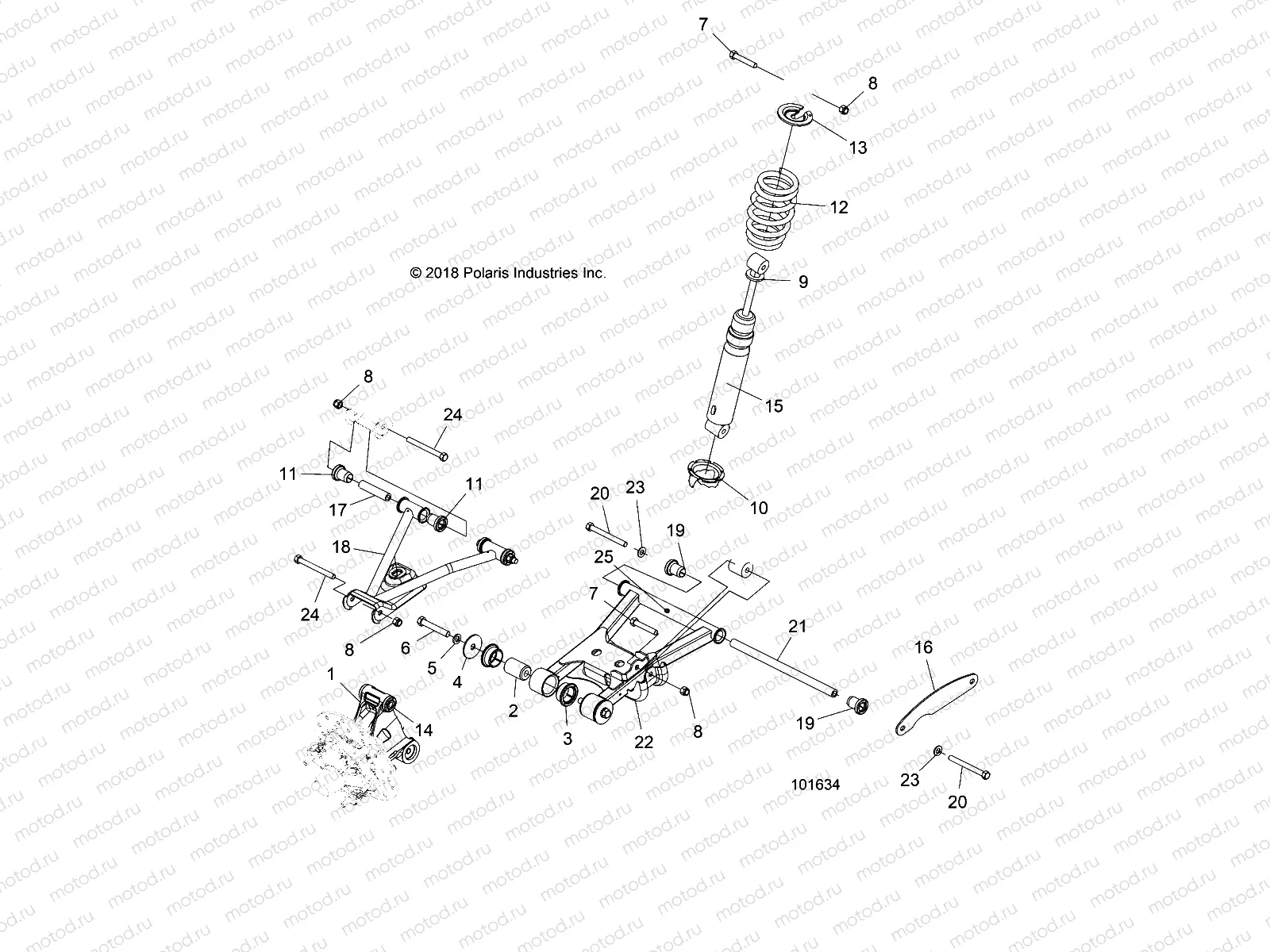 SUSPENSION | SUSPENSION, REAR - A19S6E57F1/FL