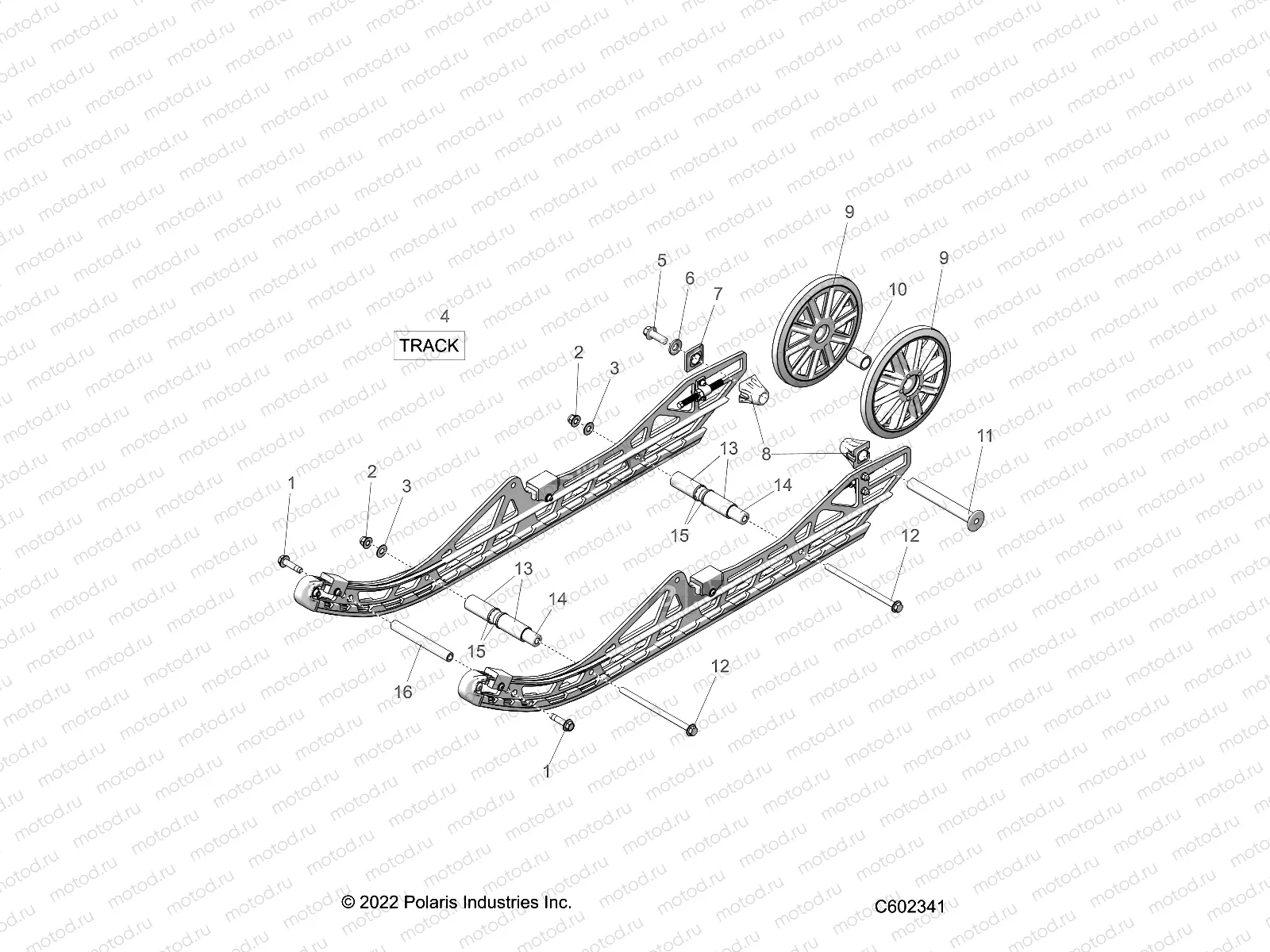 SUSPENSION | SUSPENSION, REAR ASM. - J23FBLXXXA (C602341)