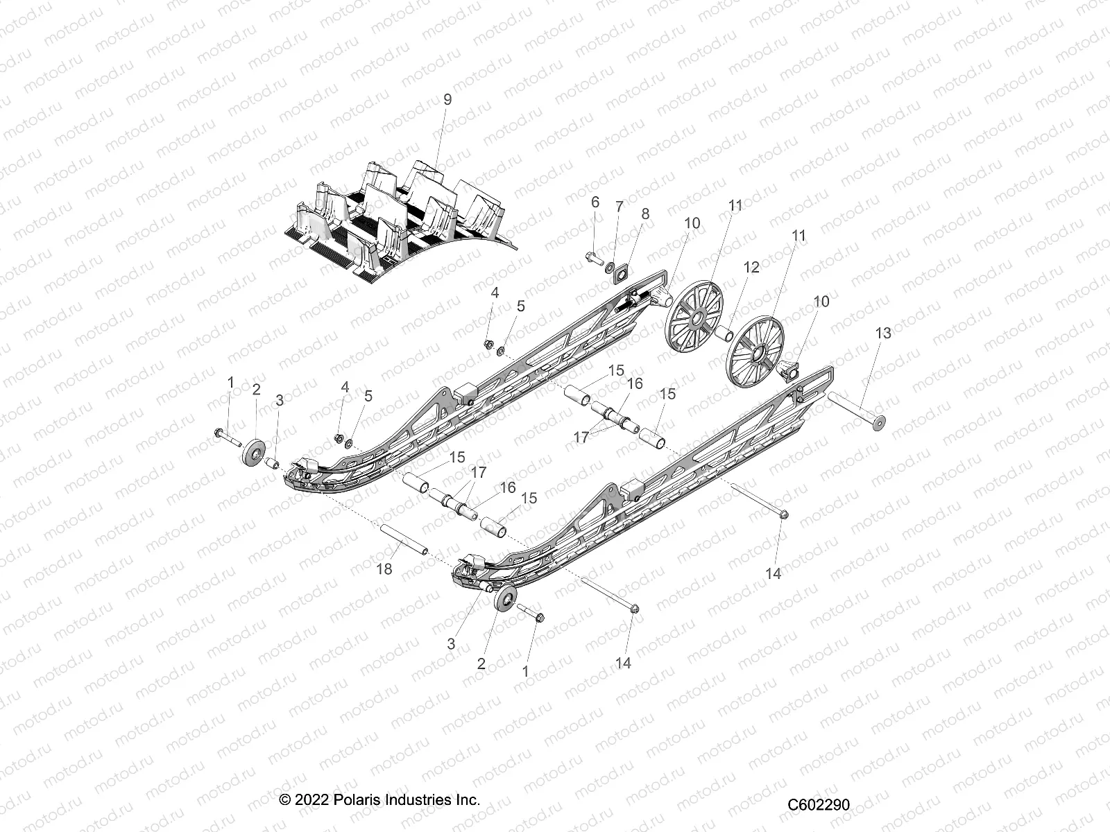 SUSPENSION | SUSPENSION, REAR ASM. - J23UNC/UNF/UNG/UNH (C602290)