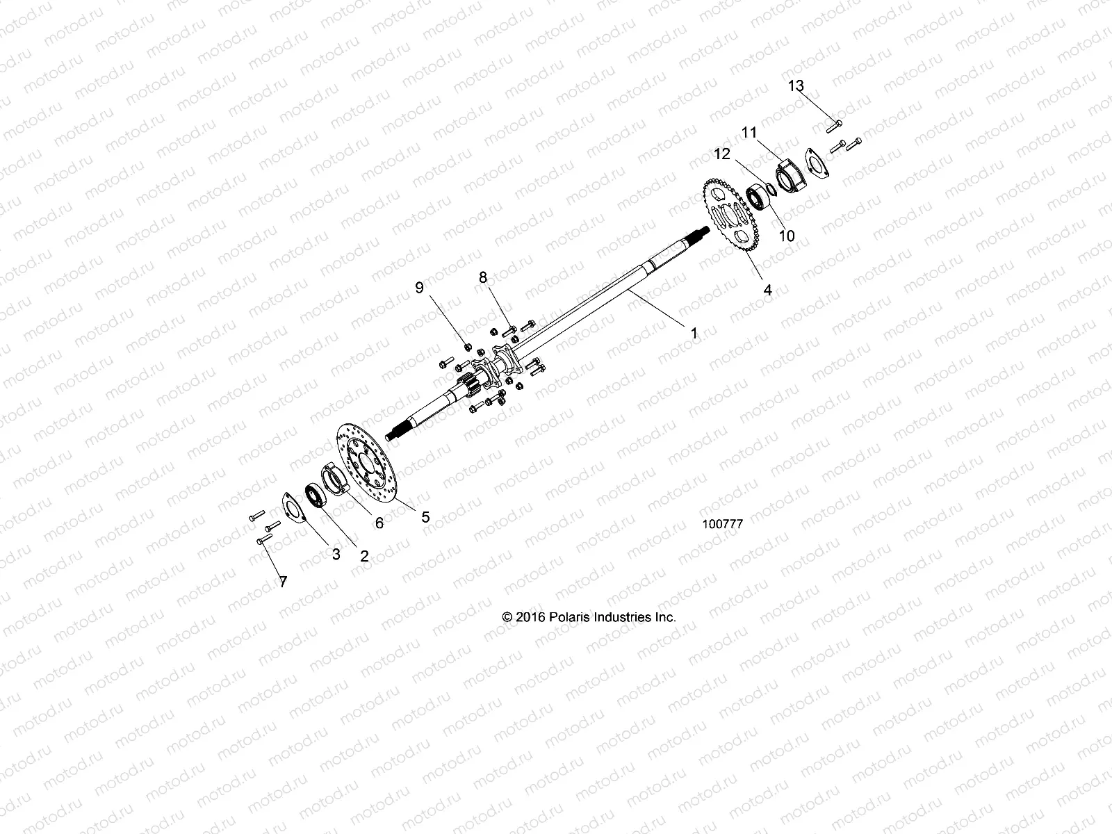 SUSPENSION | SUSPENSION, REAR AXLE - A17HAA15N7 (100777)