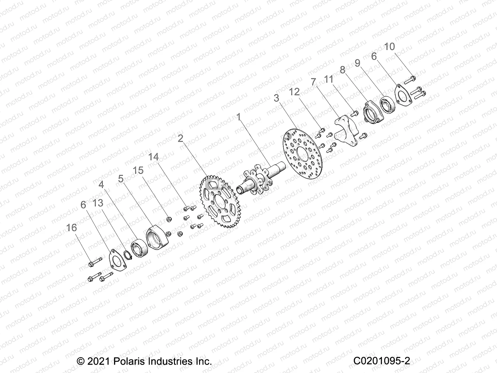 SUSPENSION | SUSPENSION, REAR AXLE - Z21HCB18B2 (C0201095-2)