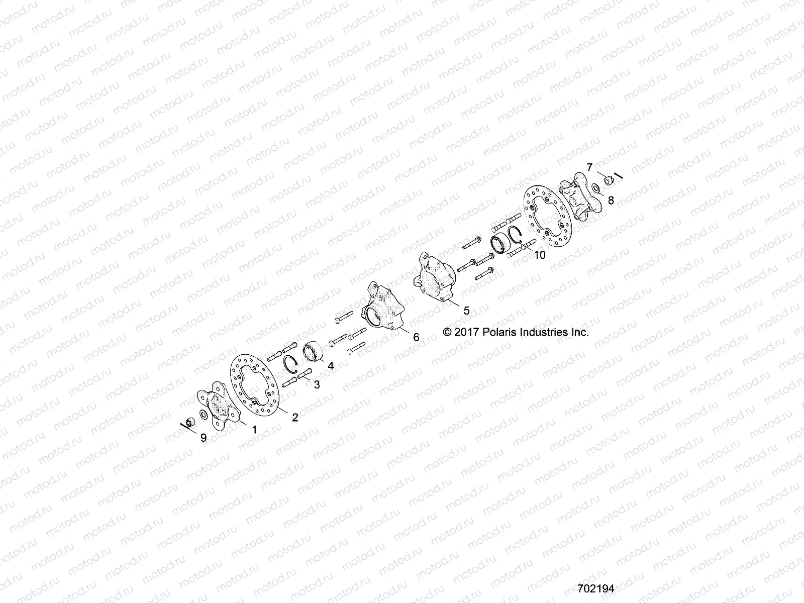 SUSPENSION | SUSPENSION, REAR CARRIER AND HUB - Z22M4C92AS/BS/Z92AS/BS (702194)