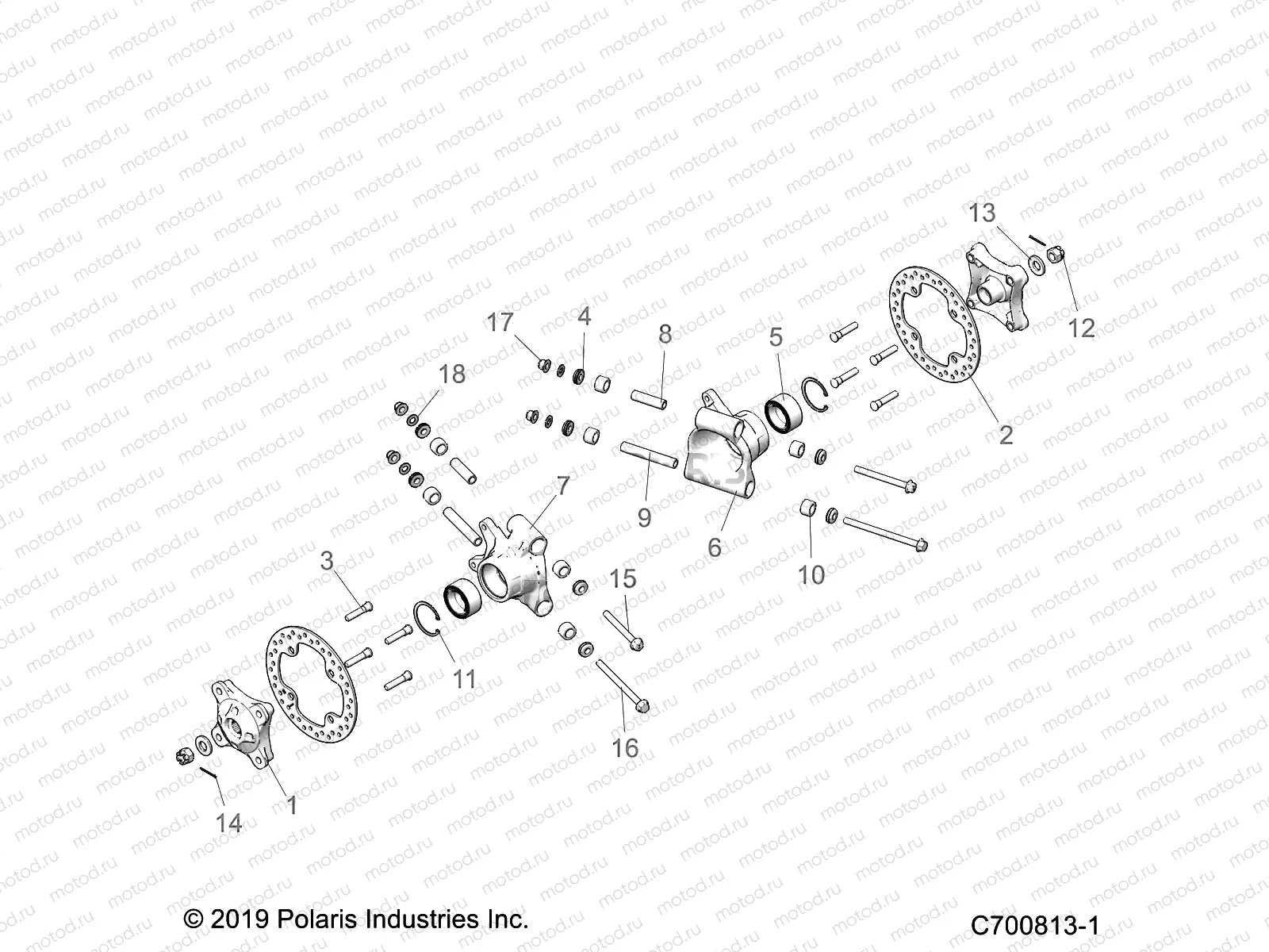 SUSPENSION | SUSPENSION, REAR CARRIER - G23GXE99A/99B (C701118-2)