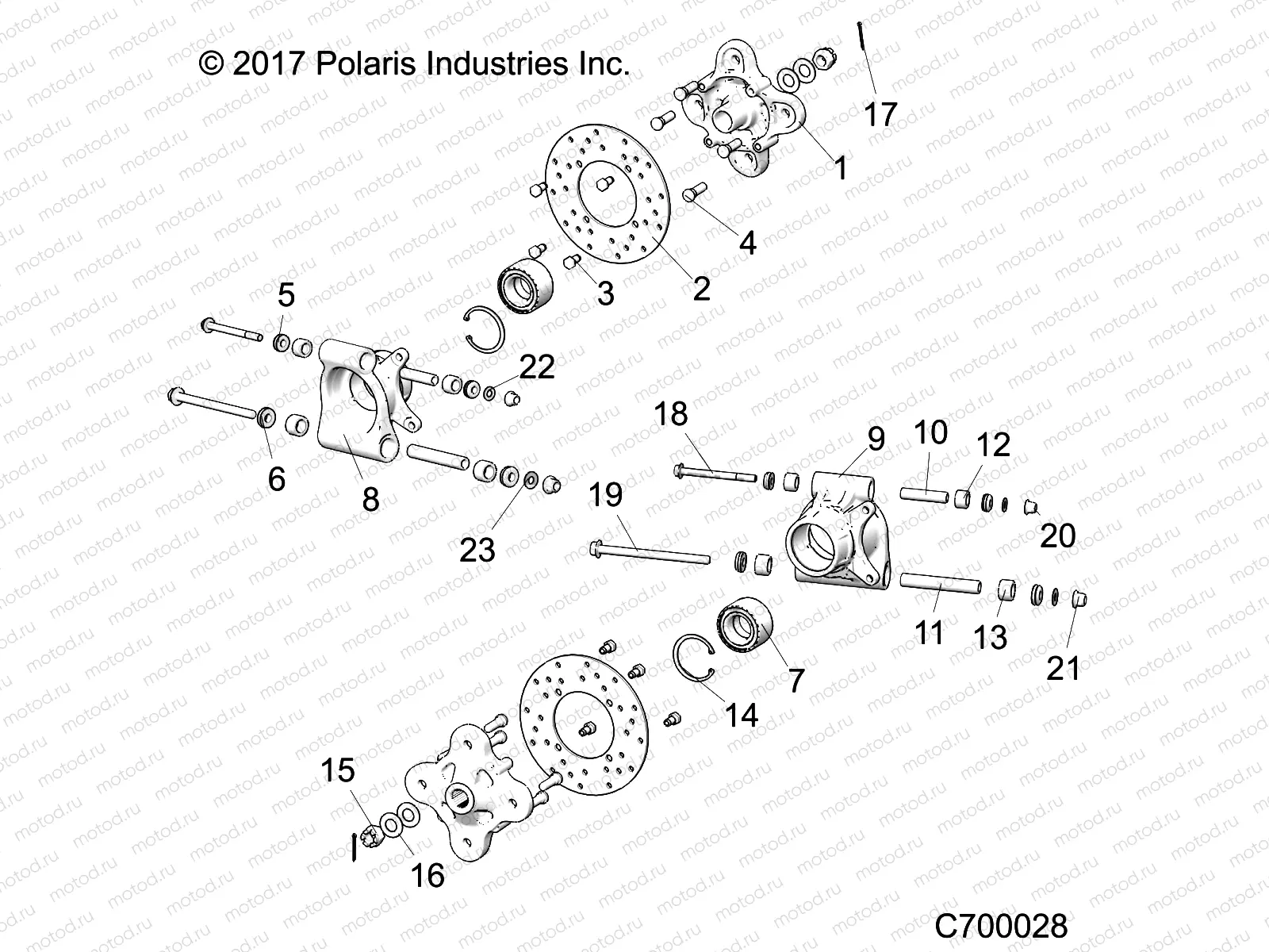 SUSPENSION | SUSPENSION, REAR CARRIER - R19RSE99/A (C700028)