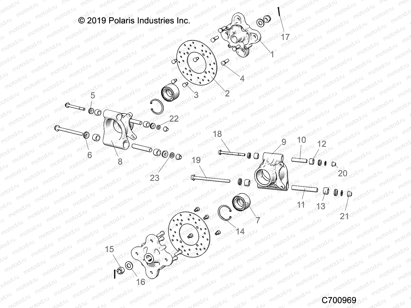 SUSPENSION | SUSPENSION, REAR CARRIER - R21RRE99FP/F9 (C700969)