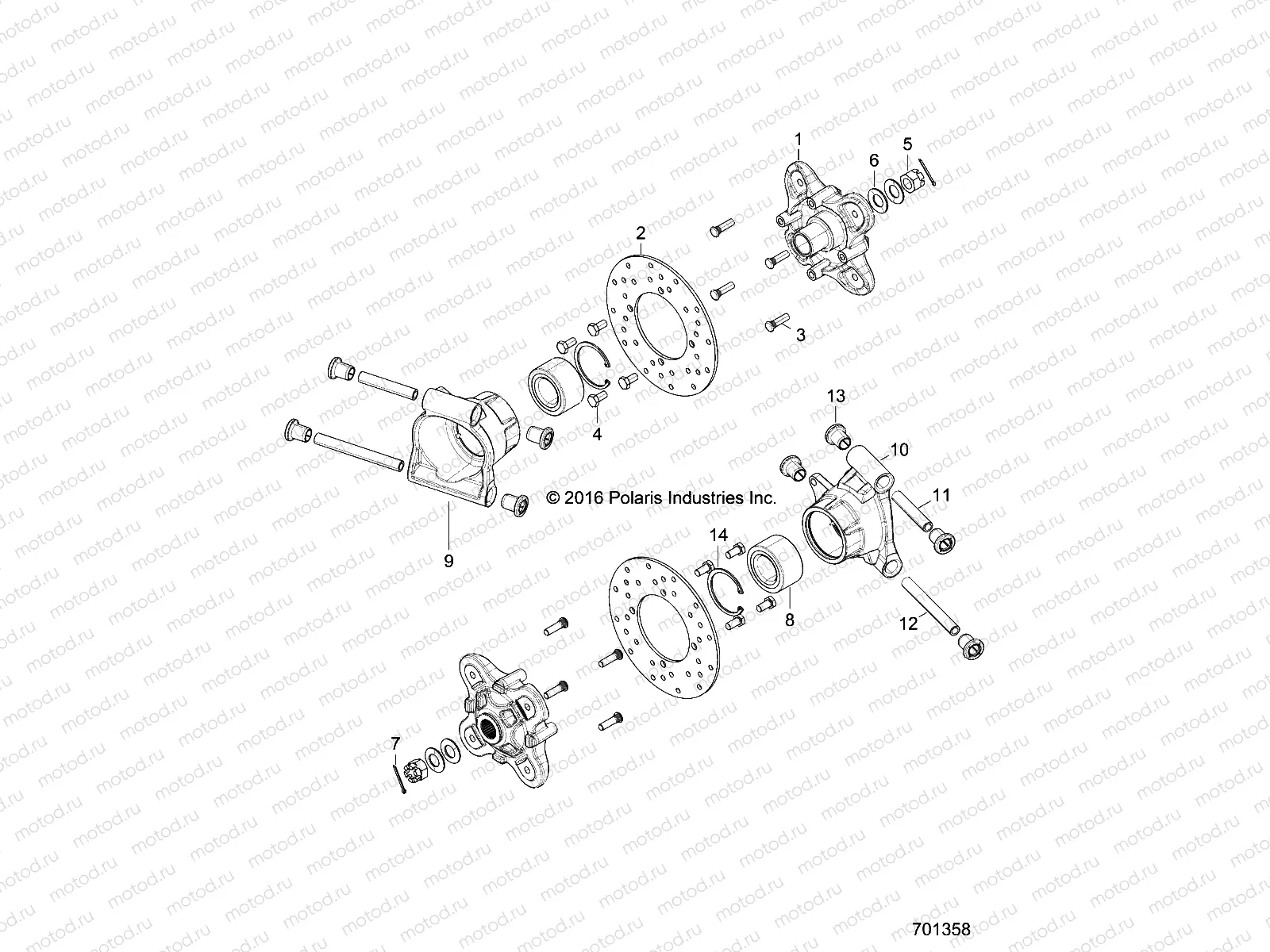 SUSPENSION | SUSPENSION, REAR CARRIER - Z17VJE57AR (701358)