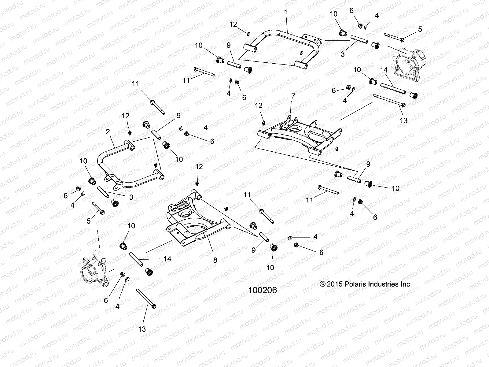 SUSPENSION | SUSPENSION, REAR CONTROL ARMS - A16DAE87AL (100206)