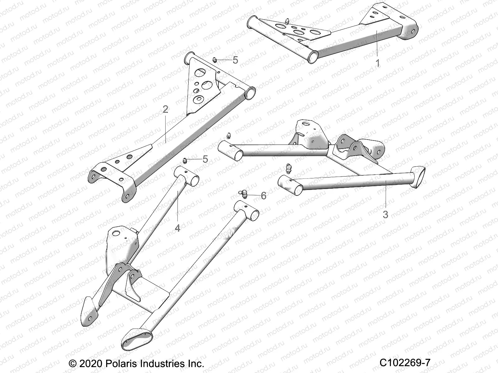 SUSPENSION | SUSPENSION, REAR CONTROL ARMS - A21SVE95KK (C102269-7)