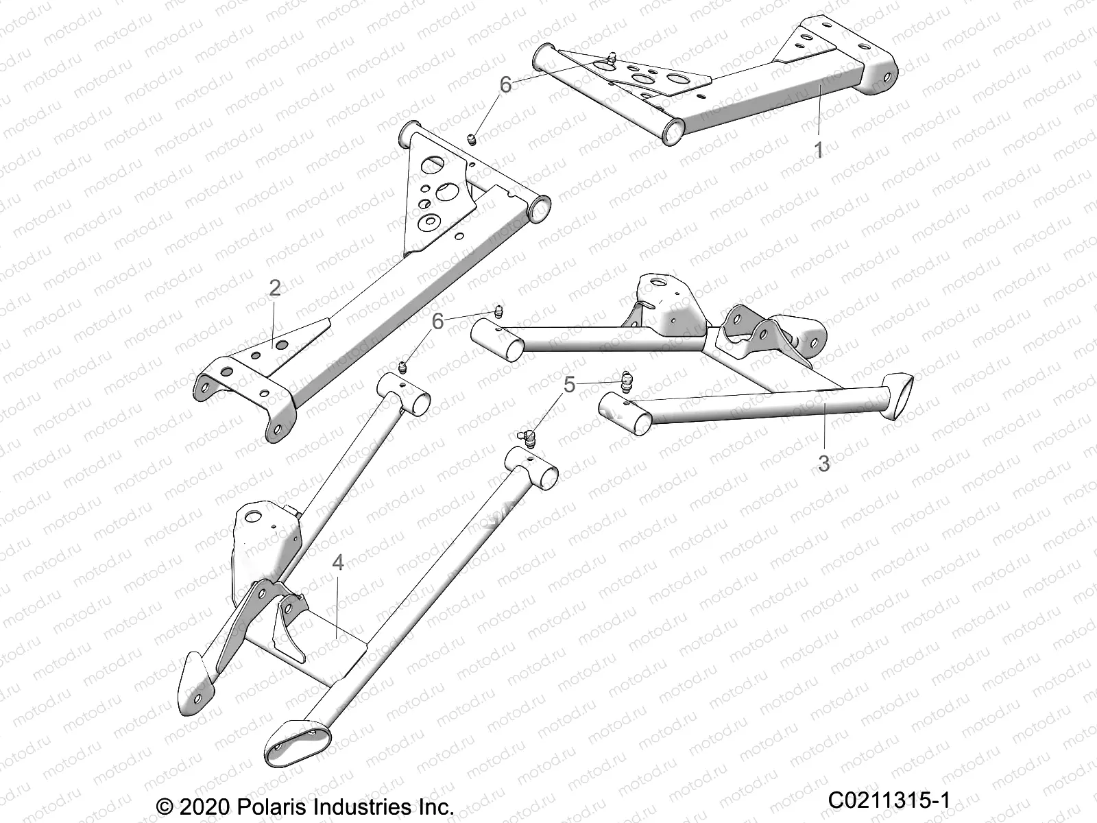 SUSPENSION | SUSPENSION, REAR CONTROL ARMS - A21SXE95AG/CAG (C0211315-1)