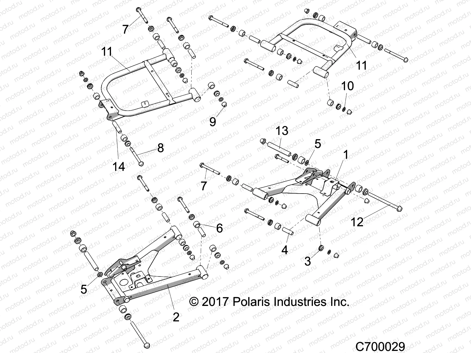 SUSPENSION | SUSPENSION, REAR CONTROL ARMS - R19RSM99AL (C700029)