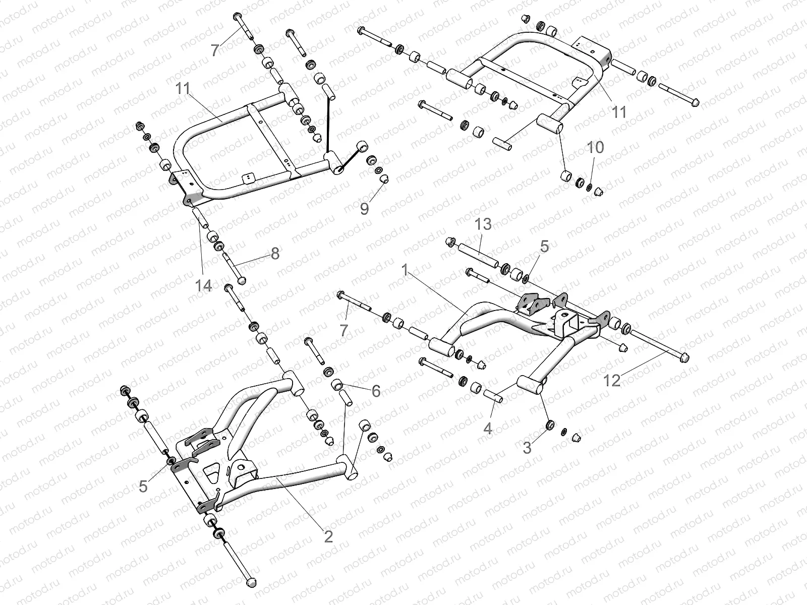 SUSPENSION | SUSPENSION, REAR CONTROL ARMS - R21RRM99AG (C700917)