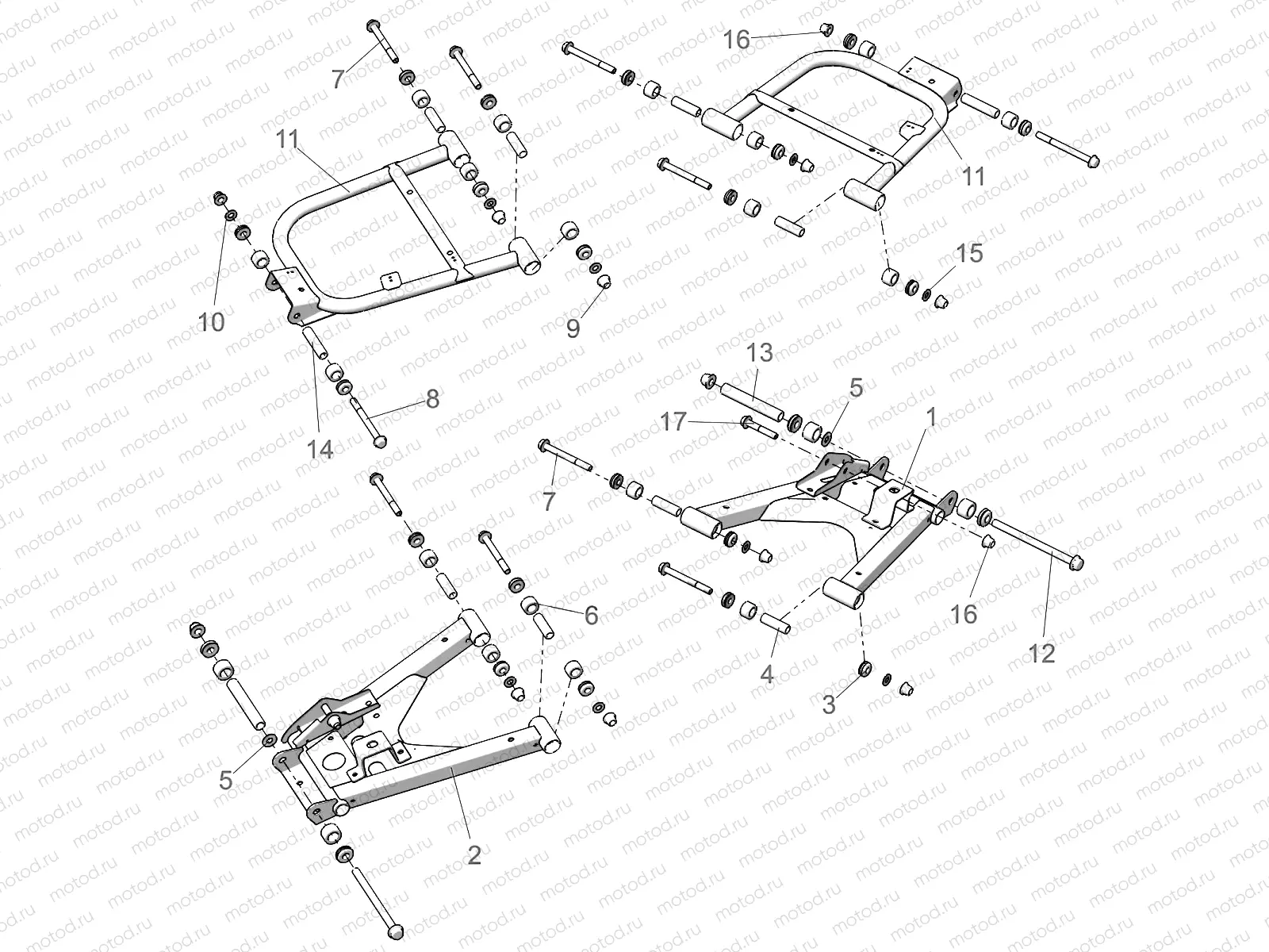 SUSPENSION | SUSPENSION, REAR CONTROL ARMS - R21RSE99NP (C730039)