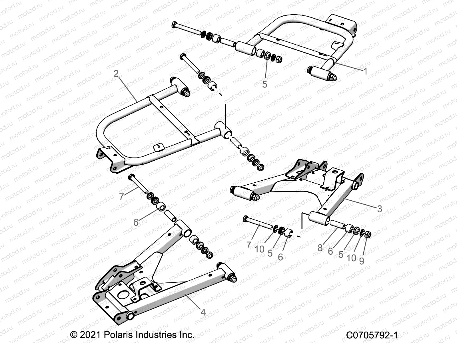 SUSPENSION | SUSPENSION, REAR CONTROL ARMS - R23RRE99AJ/BJ/AK/BK/AX/BX/A9/B9 (C0705792-1)