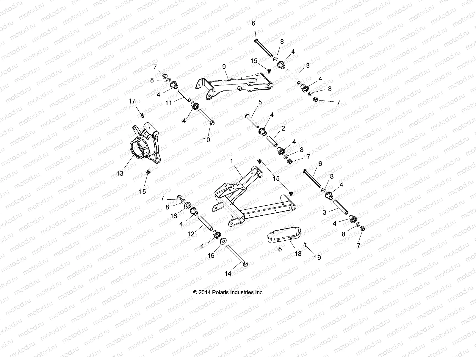 SUSPENSION | SUSPENSION, REAR CONTROL ARMS - Z15VA87 ALL OPTIONS (49RGRSUSPRR15Z90050)