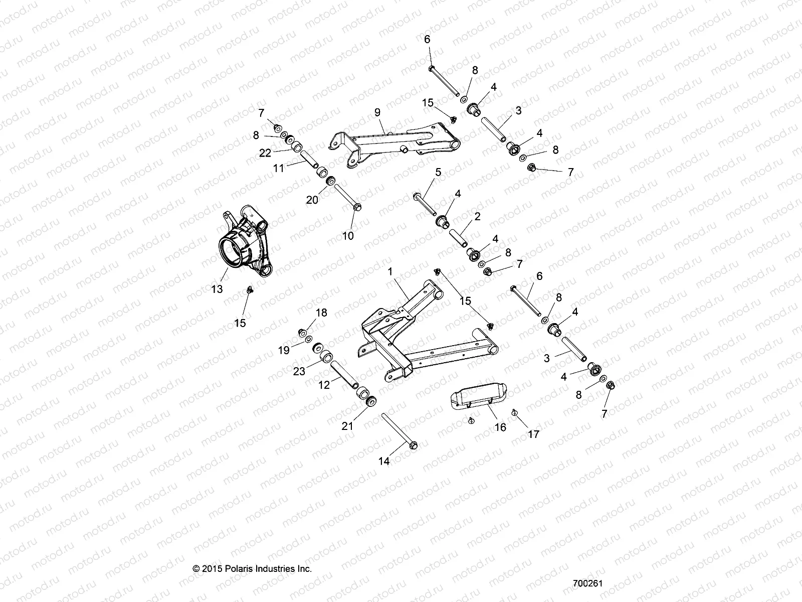 SUSPENSION | SUSPENSION, REAR CONTROL ARMS - Z16VA87 ALL OPTIONS (700261)