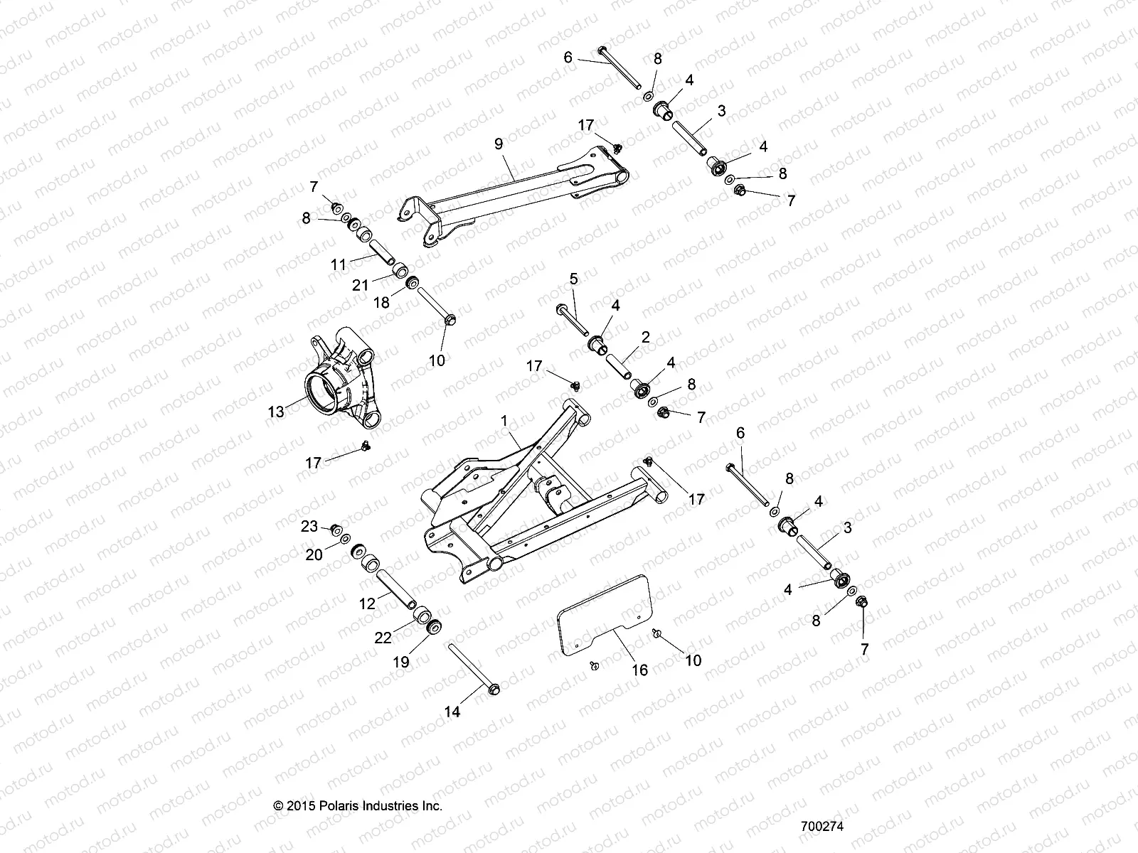 SUSPENSION | SUSPENSION, REAR CONTROL ARMS - Z16VBA87A2/AB/L2/E87AB/AR/LB/AE/AS (700274)
