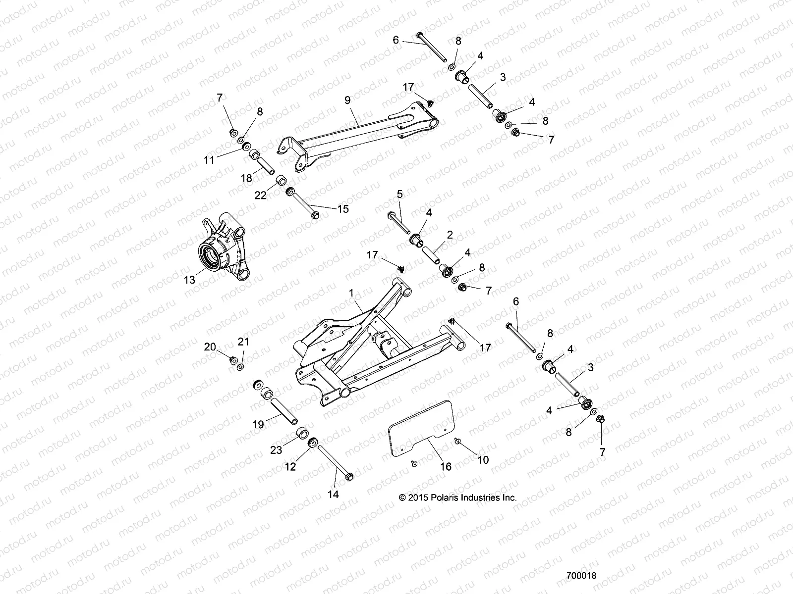 SUSPENSION | SUSPENSION, REAR CONTROL ARMS - Z16VCE87AB/AR/AE/AS (700340)