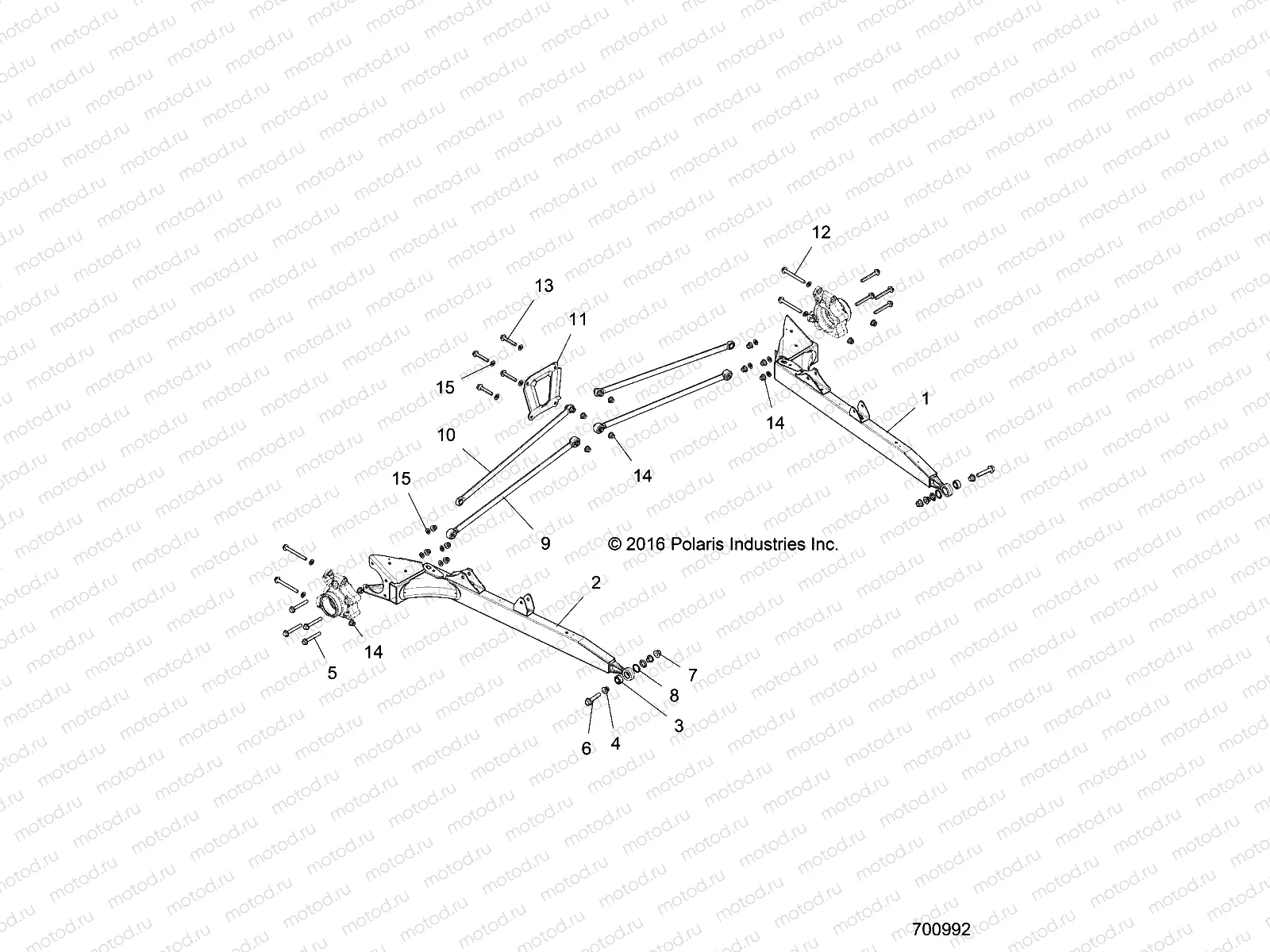 SUSPENSION | SUSPENSION, REAR CONTROL ARMS - Z16VDE92AE/AH/AV/AS/AW/N8 (700992)