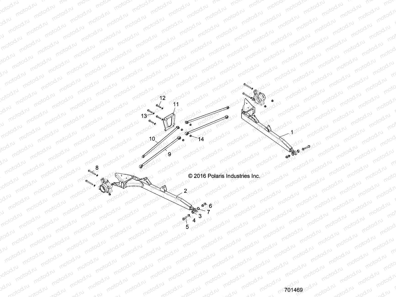 SUSPENSION | SUSPENSION, REAR CONTROL ARMS - Z17VFE99NM (701469)