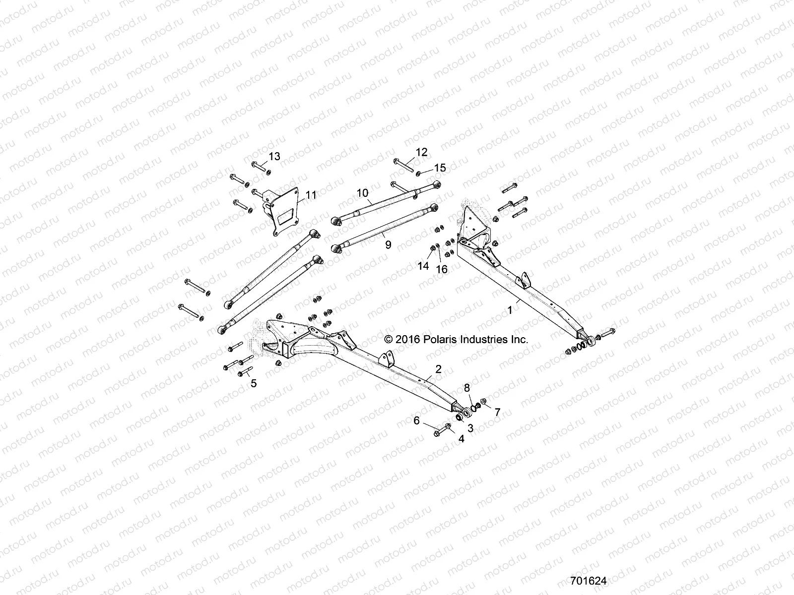 SUSPENSION | SUSPENSION, REAR CONTROL ARMS - Z18VDS92CF/CU (701624)