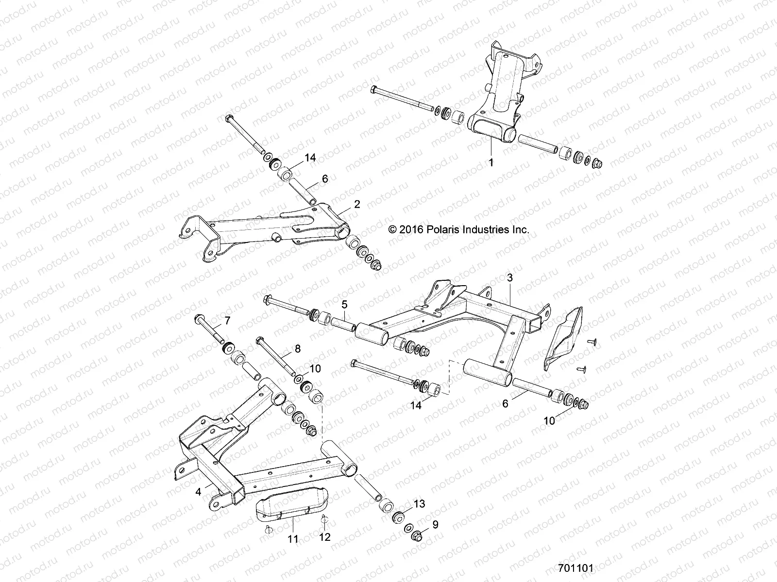 SUSPENSION | SUSPENSION, REAR CONTROL ARMS - Z19VBA87A2/E87AG/AK/LG (701101)