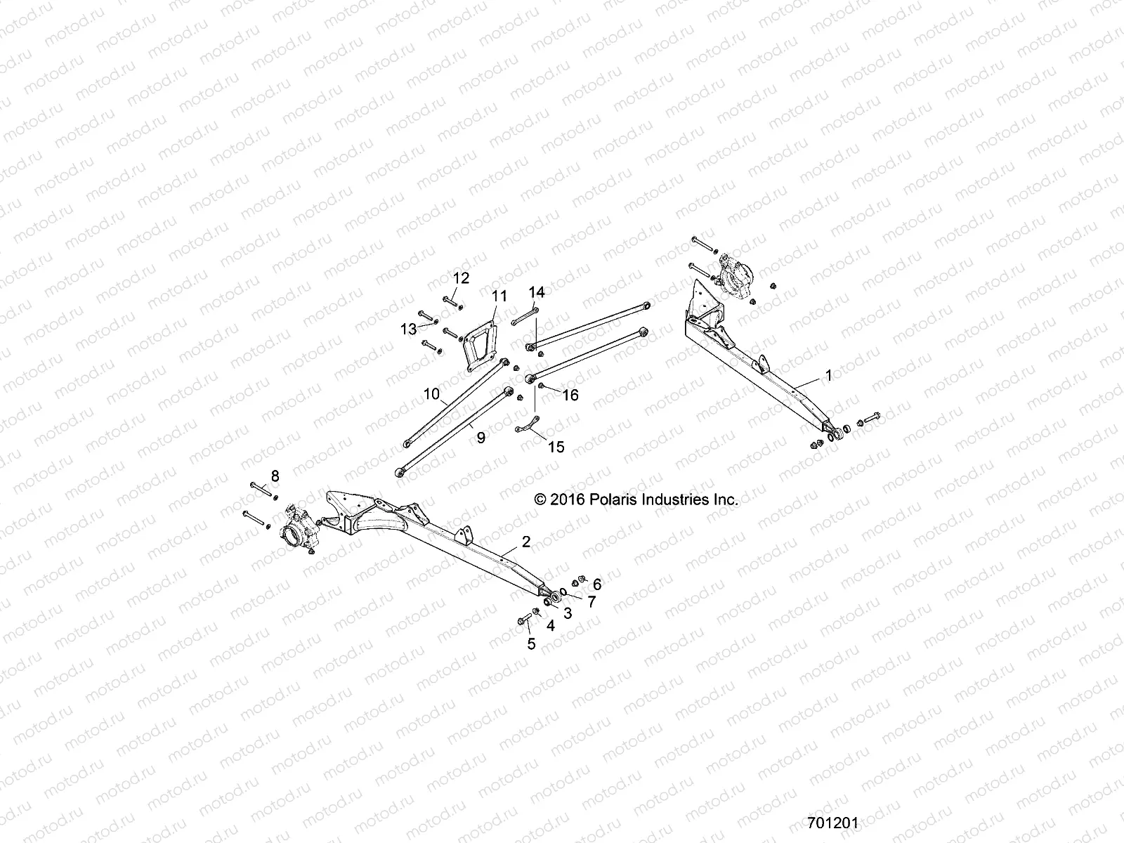 SUSPENSION | SUSPENSION, REAR CONTROL ARMS - Z20N4E99AC/AL/AN/BC/BL/BN/M99AL/K99AF/AK/BF/BK (701201)