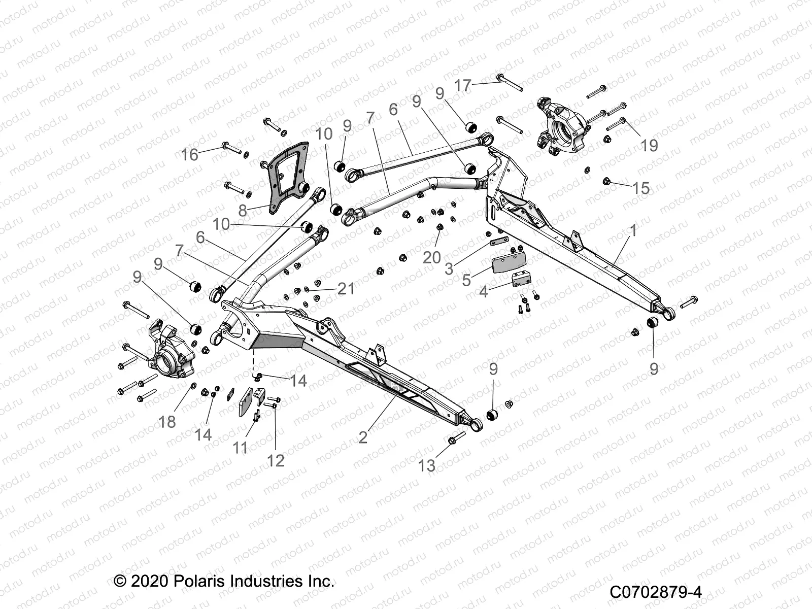 SUSPENSION | SUSPENSION, REAR CONTROL ARMS - Z22M4U92AP/BP (C0702879-4)
