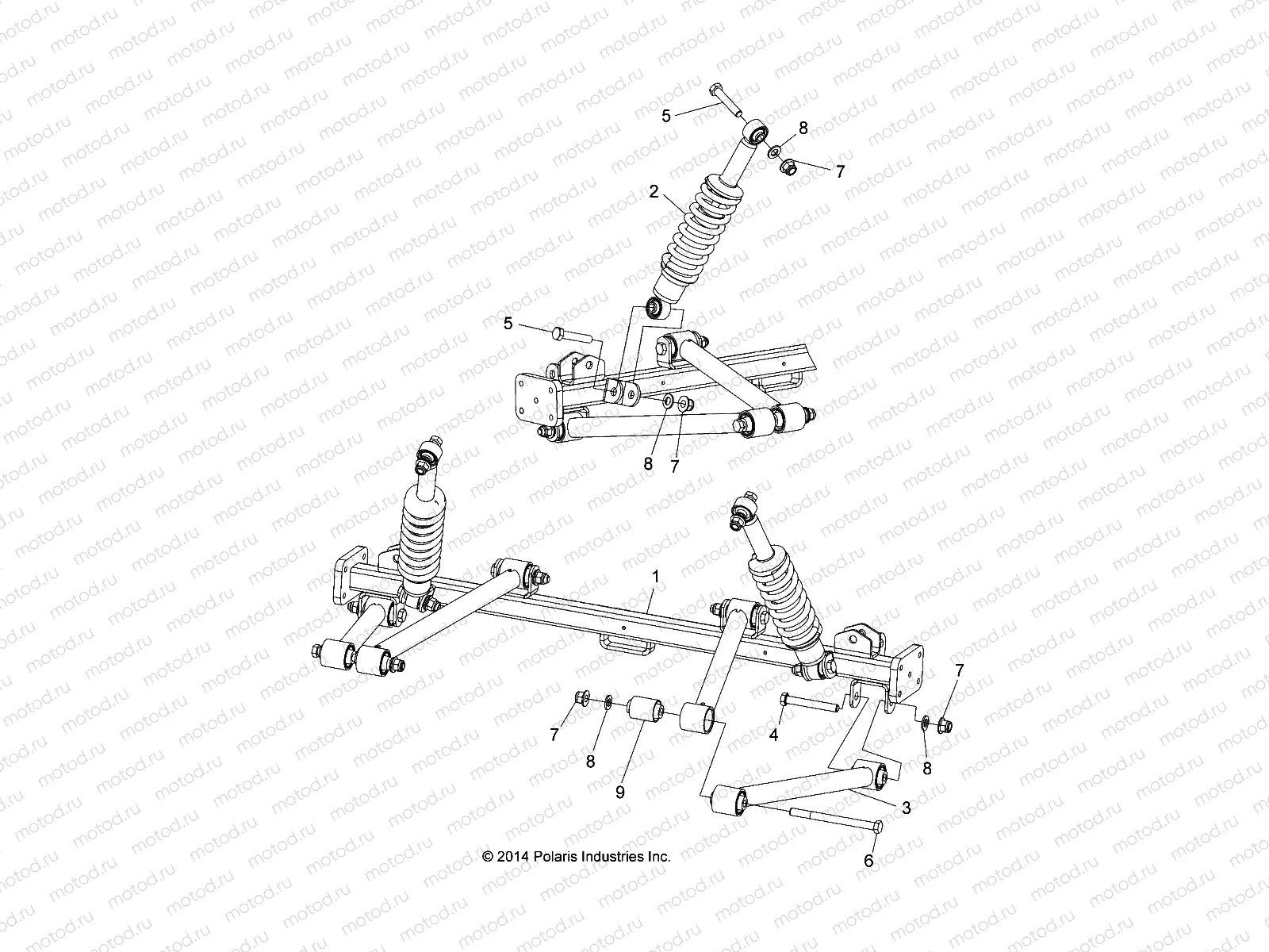 SUSPENSION | SUSPENSION, REAR, E4S - L16G4S (49GEMSUSP15RR)
