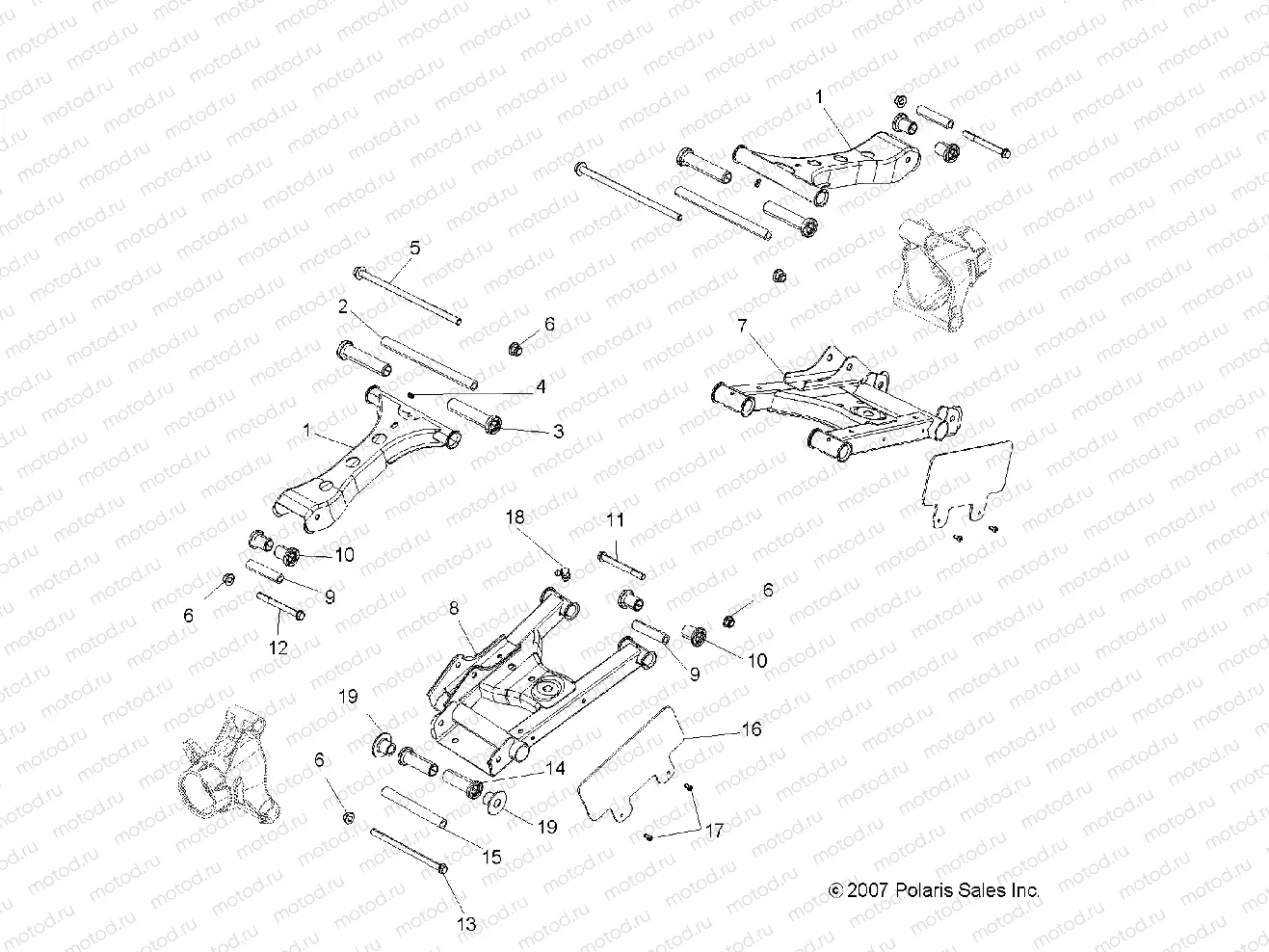 SUSPENSION | SUSPENSION, REAR - R08VH76AD/AG (49RGRSUSPRR08VISTA)